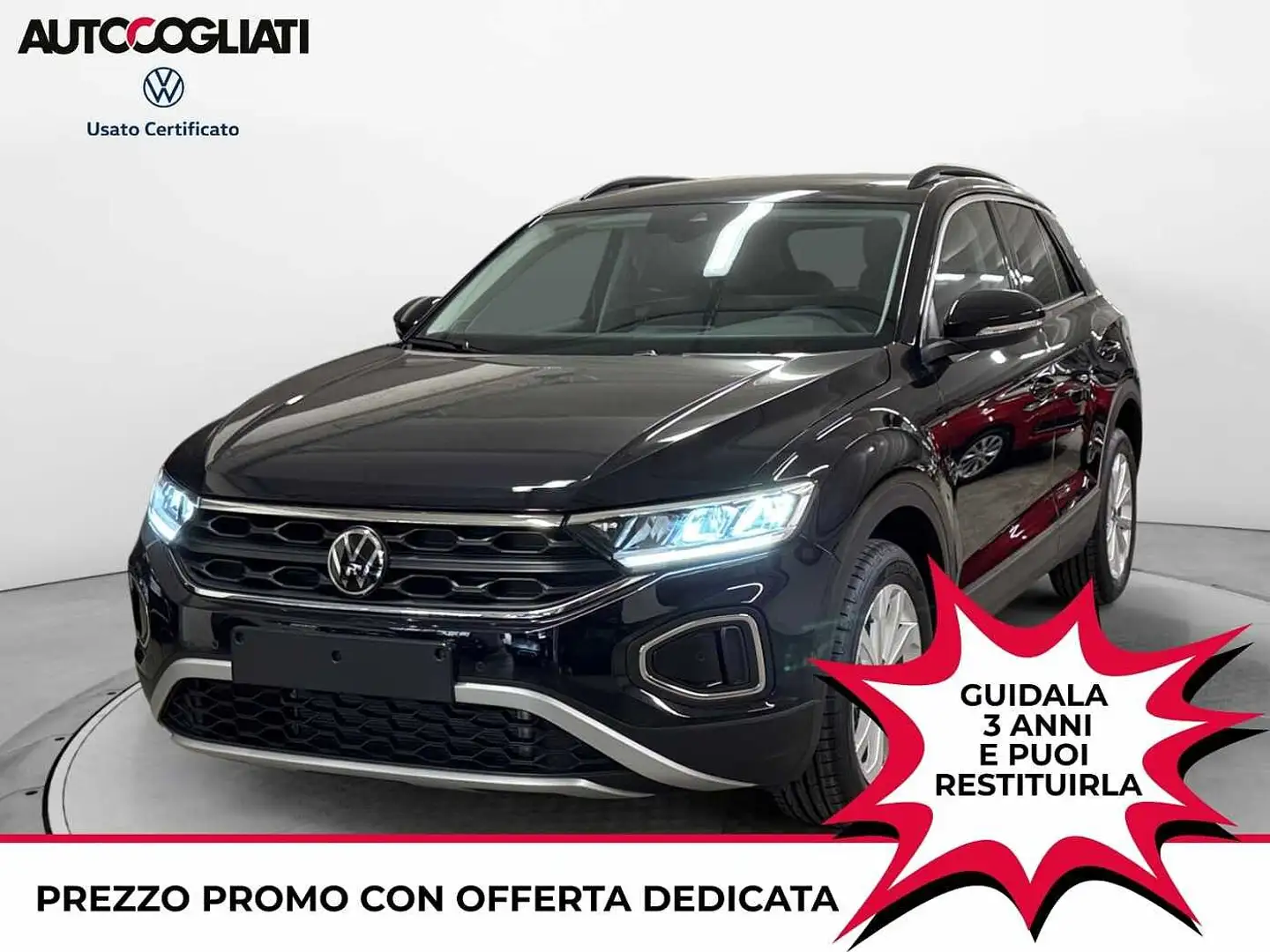 Volkswagen T-Roc 1.0 TSI LIFE 115 CV Nero - 1