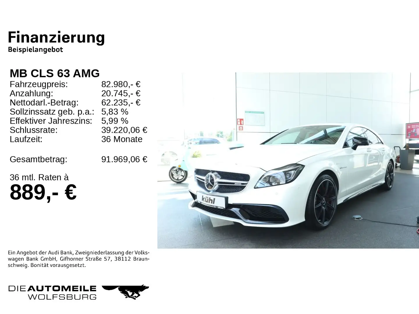 Mercedes-Benz CLS 63 AMG S 4Matic Weiß - 2