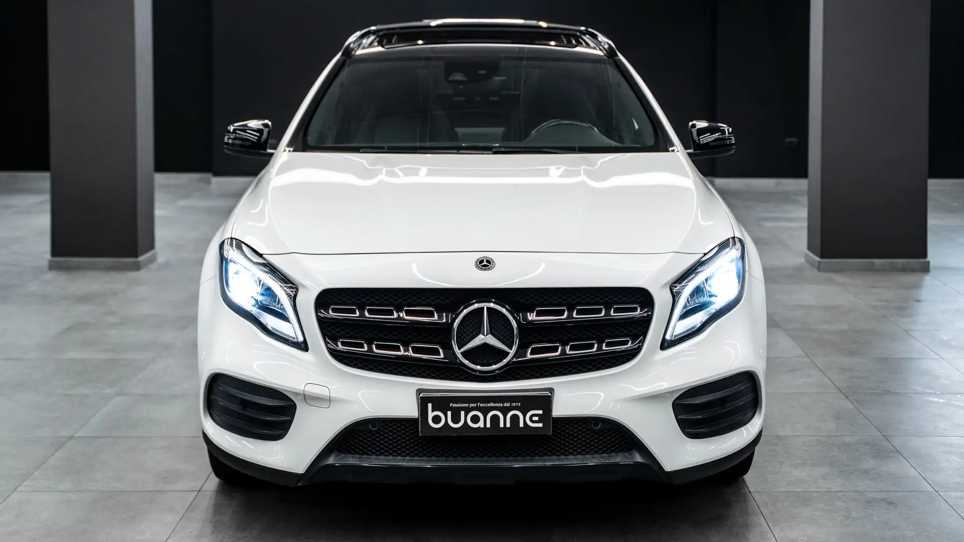 Mercedes-Benz GLA 220 D 170CV NIGHT EDITION TETTO APR. PELLE NAVI LED IT Blanc - 2