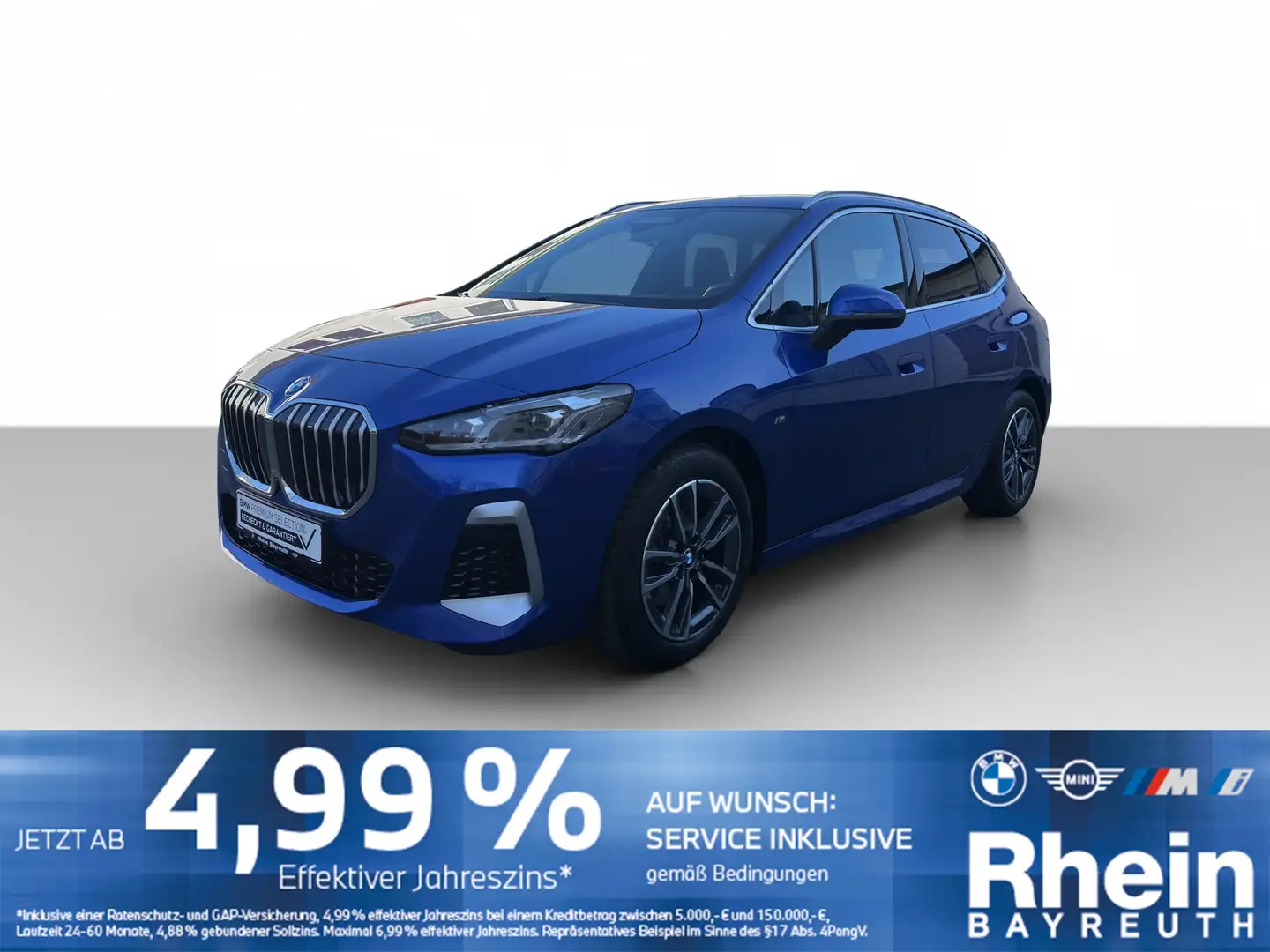 BMW 216 i Active Tourer M Sport Navi AdapLED HUD Hifi Navi Albastru - 1