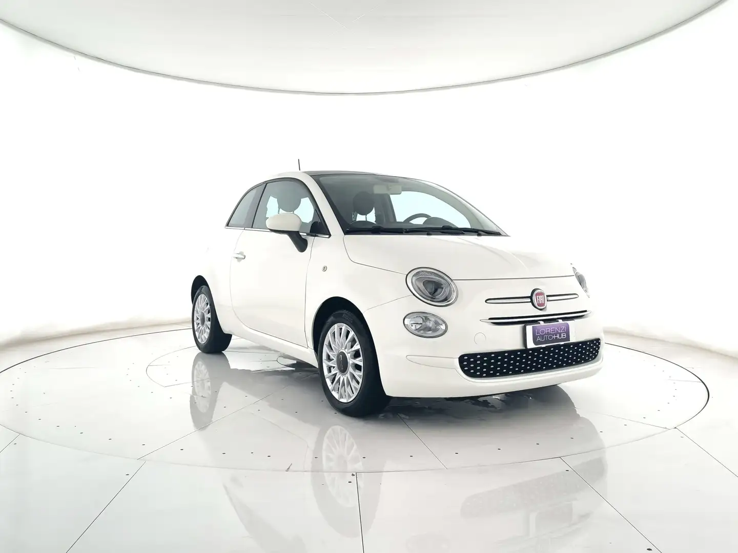 Fiat 500 1.2 Lounge easypower Gpl 69cv TETTO PANO+LED+NEOPA White - 1
