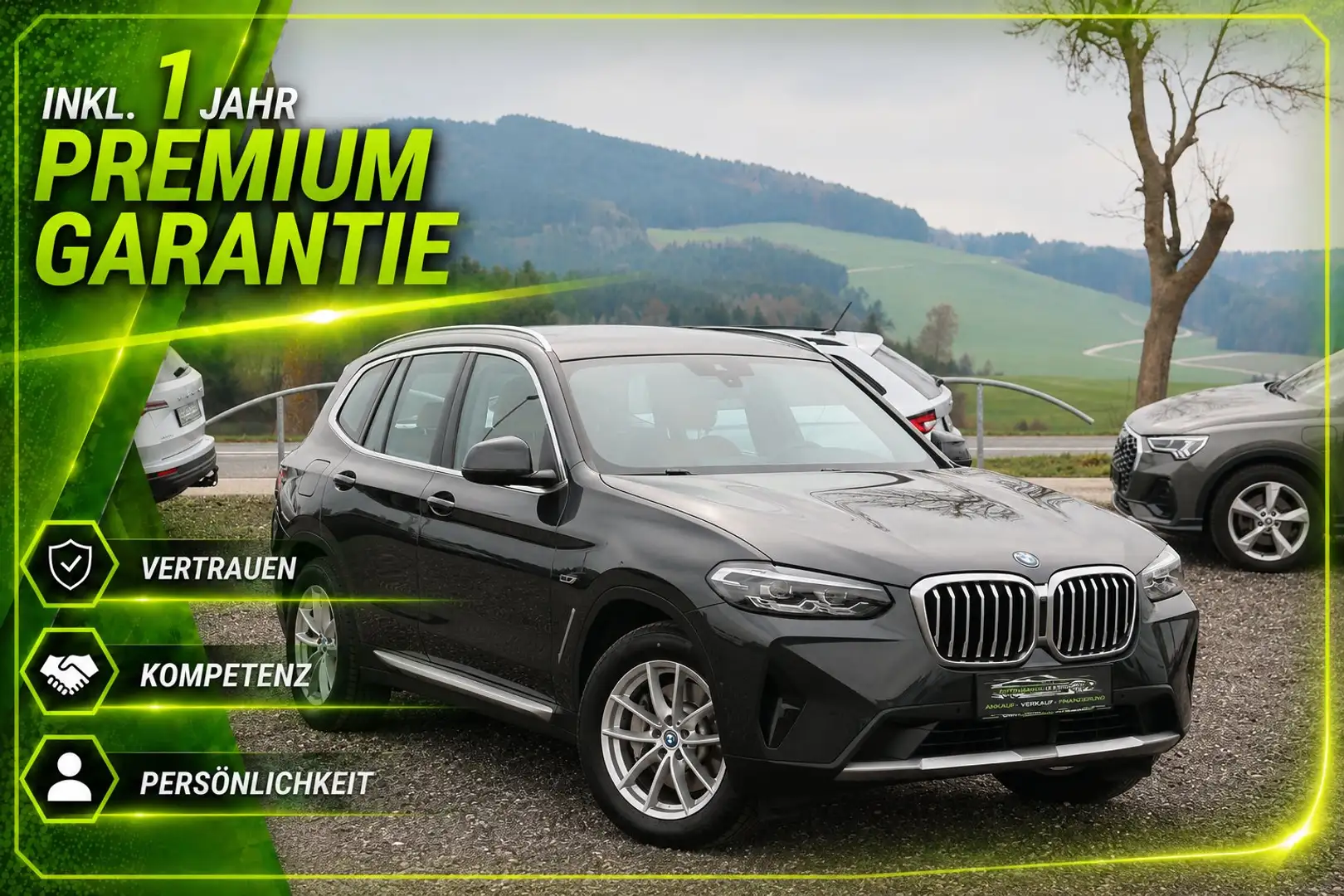 BMW X3 xDrive 30 e*AHK*Braunes Leder*3xKlima Grau - 1