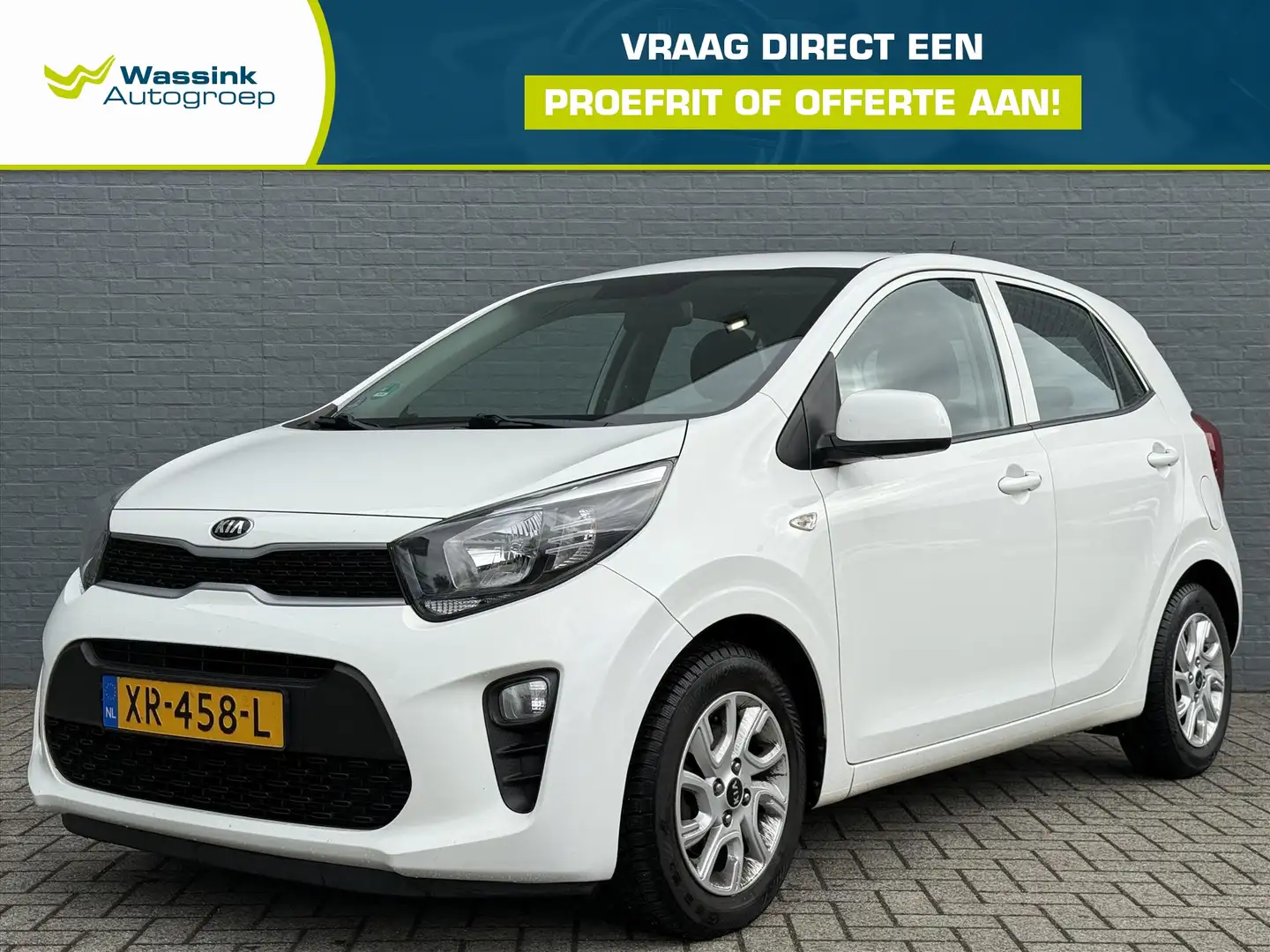 Kia Picanto 1.0 CVVT EconomyPlusLine I Airco Bianco - 1