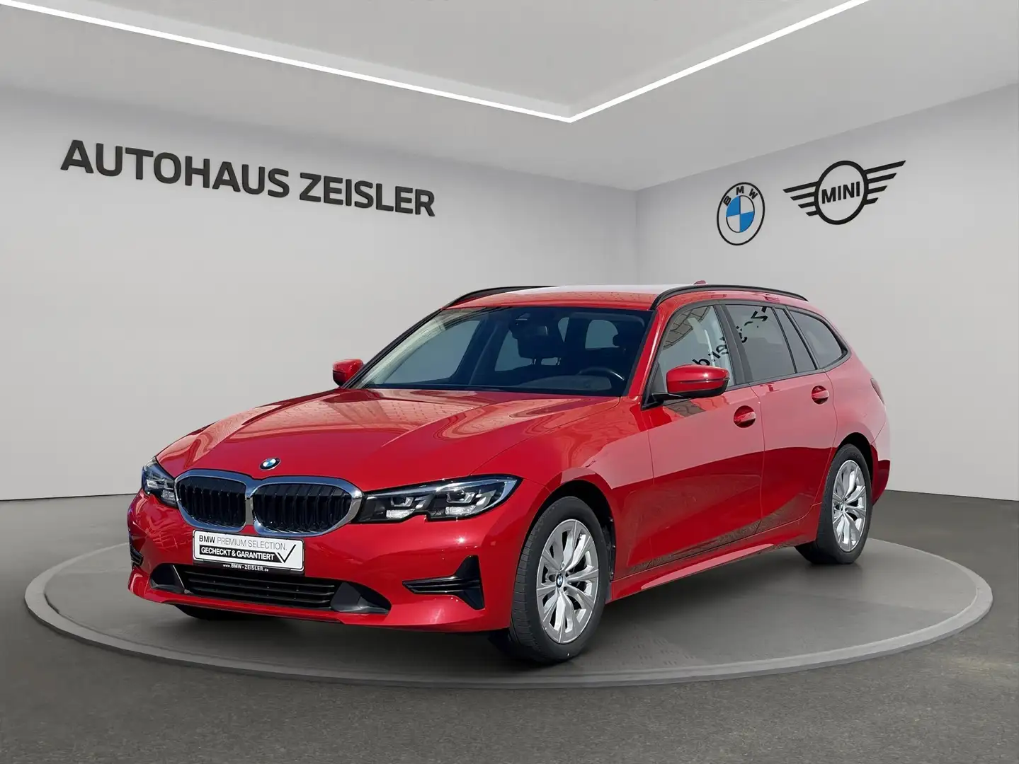 BMW 320 d xDrive Touring AHK Tempomat PDC DAB Rot - 1
