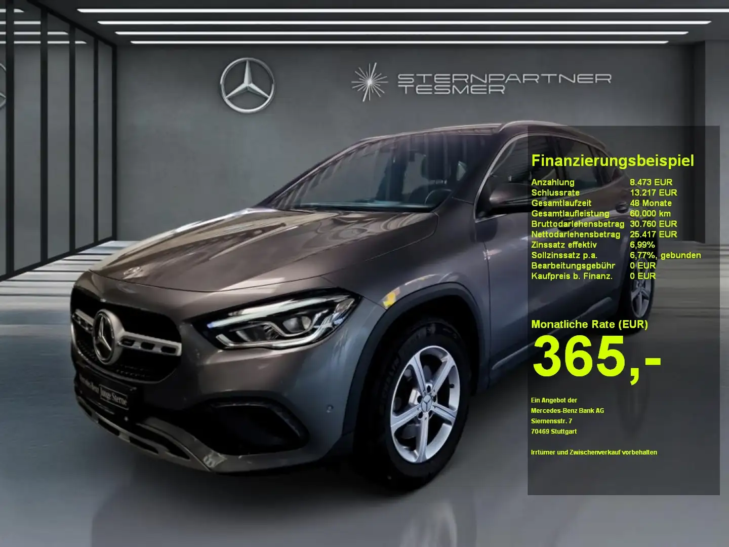 Mercedes-Benz GLA 200 PROGRESSIVE +SHZ+PDC+KAMERA+MBUX+LED+AHK Gris - 1