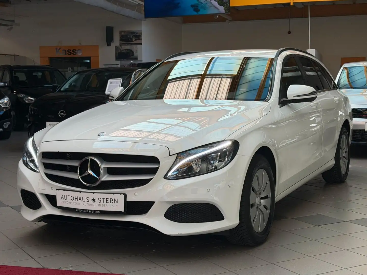 Mercedes-Benz C 200 d Kombi|PDC|LED|SHZ|Klima|Navi|Automatik|BT Bianco - 1