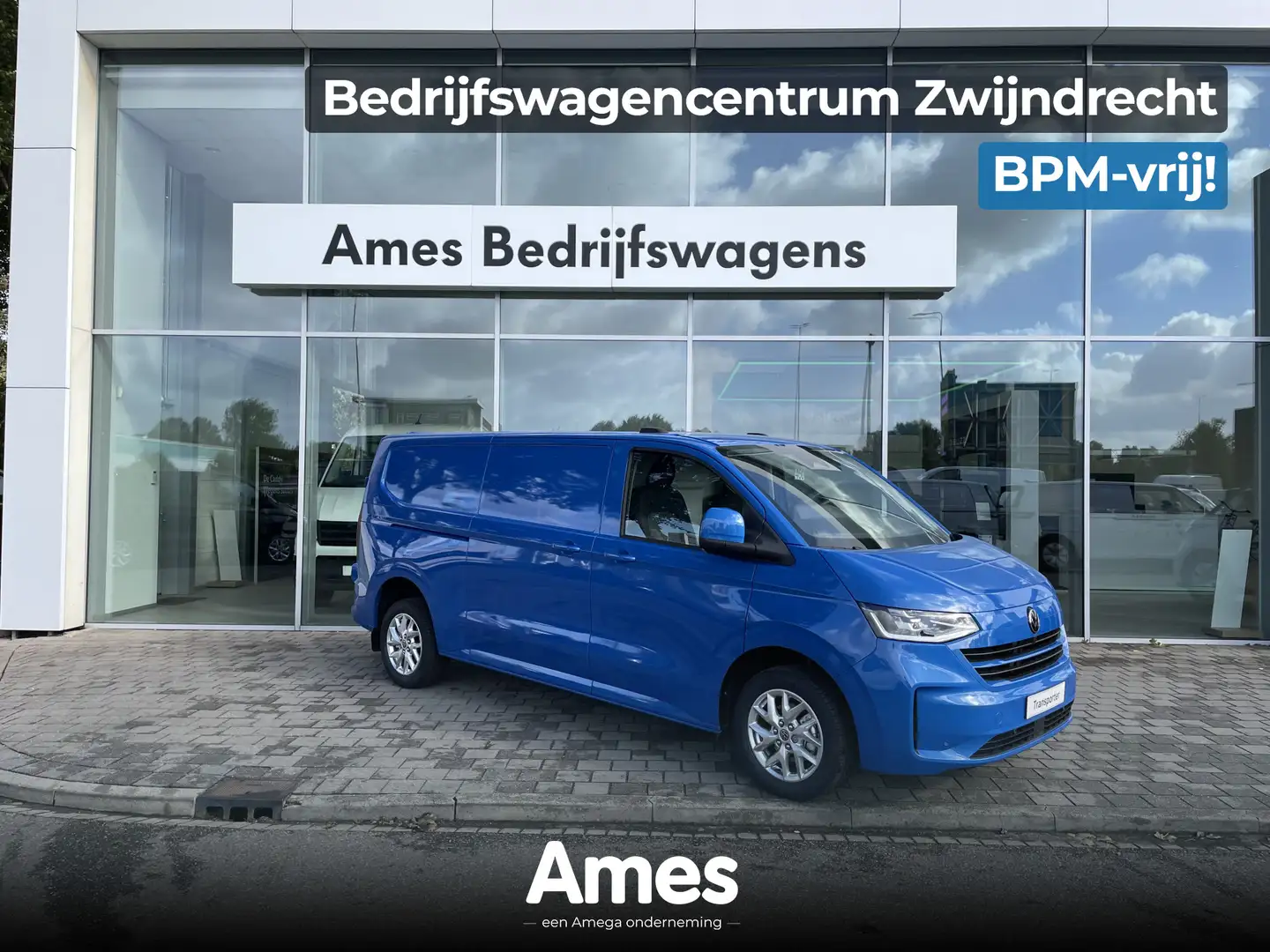 Volkswagen Transporter 2.0 TDI L2H1 30 170PK automaat Kék - 1