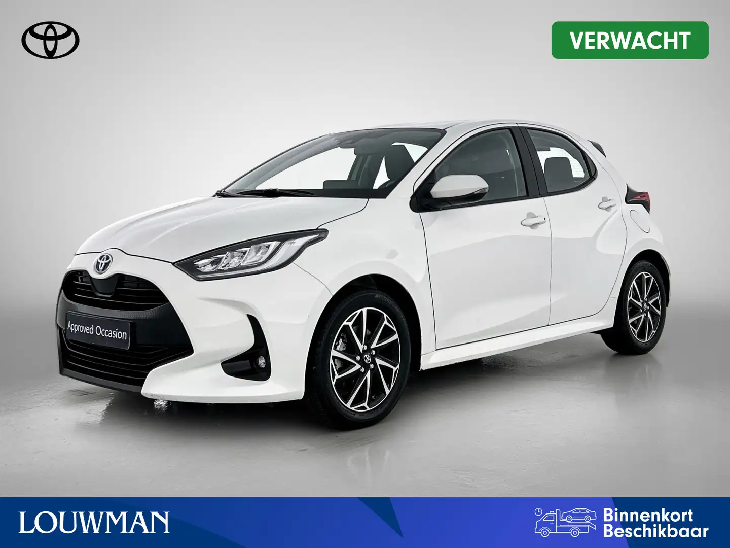Toyota Yaris 1.5 Hybrid 115 Business Plus | LM velgen | Wit - 1