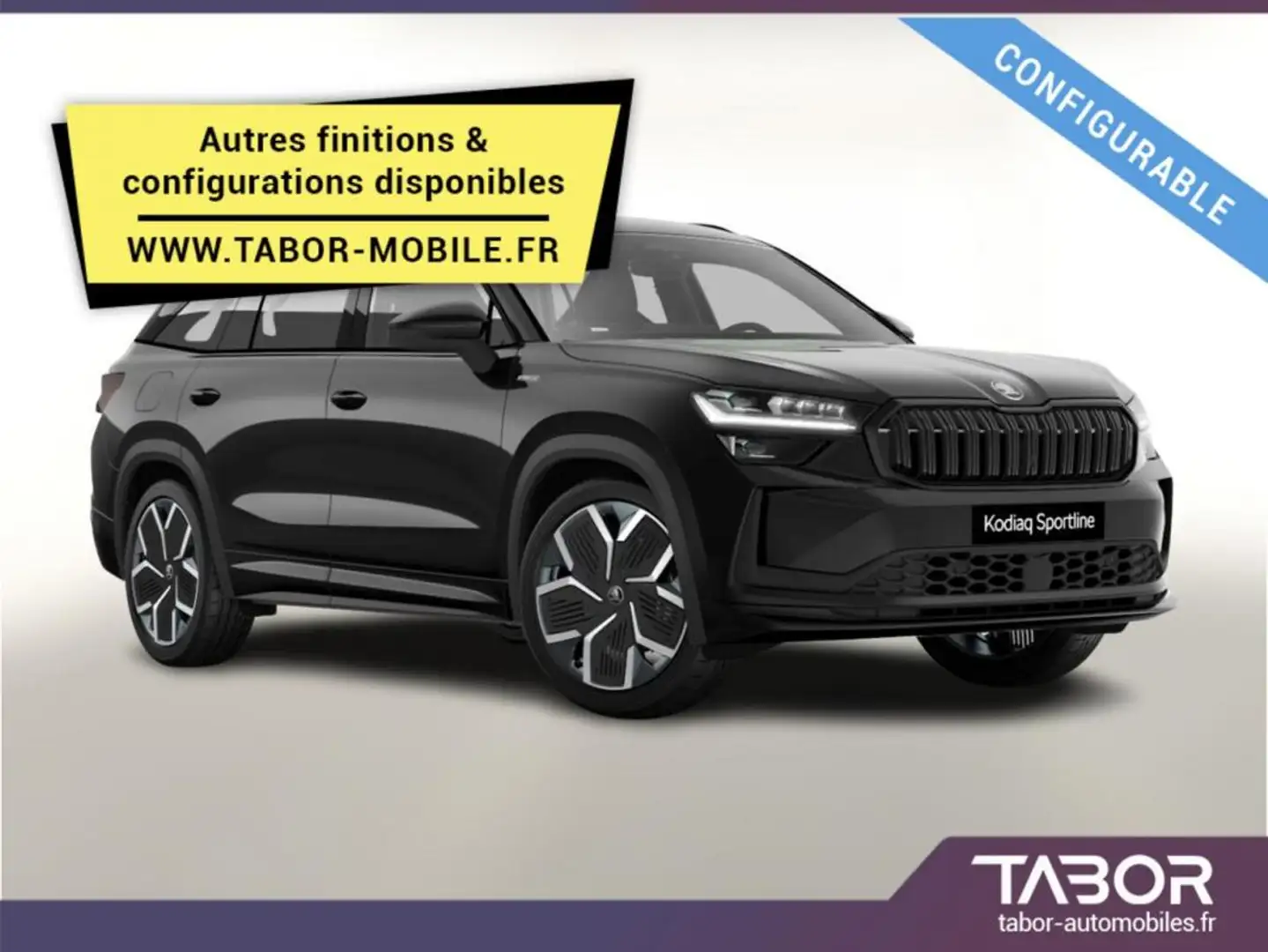 Skoda Kodiaq PHEV 204 DSG Sportl Matrix GPS ACC Bleu - 1