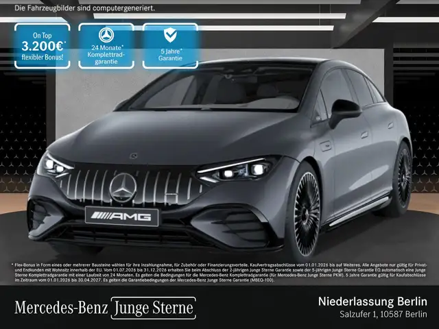 Mercedes-Benz EQE 53 AMG 4M Driversp Fahrass Airmat Pano Distr+
