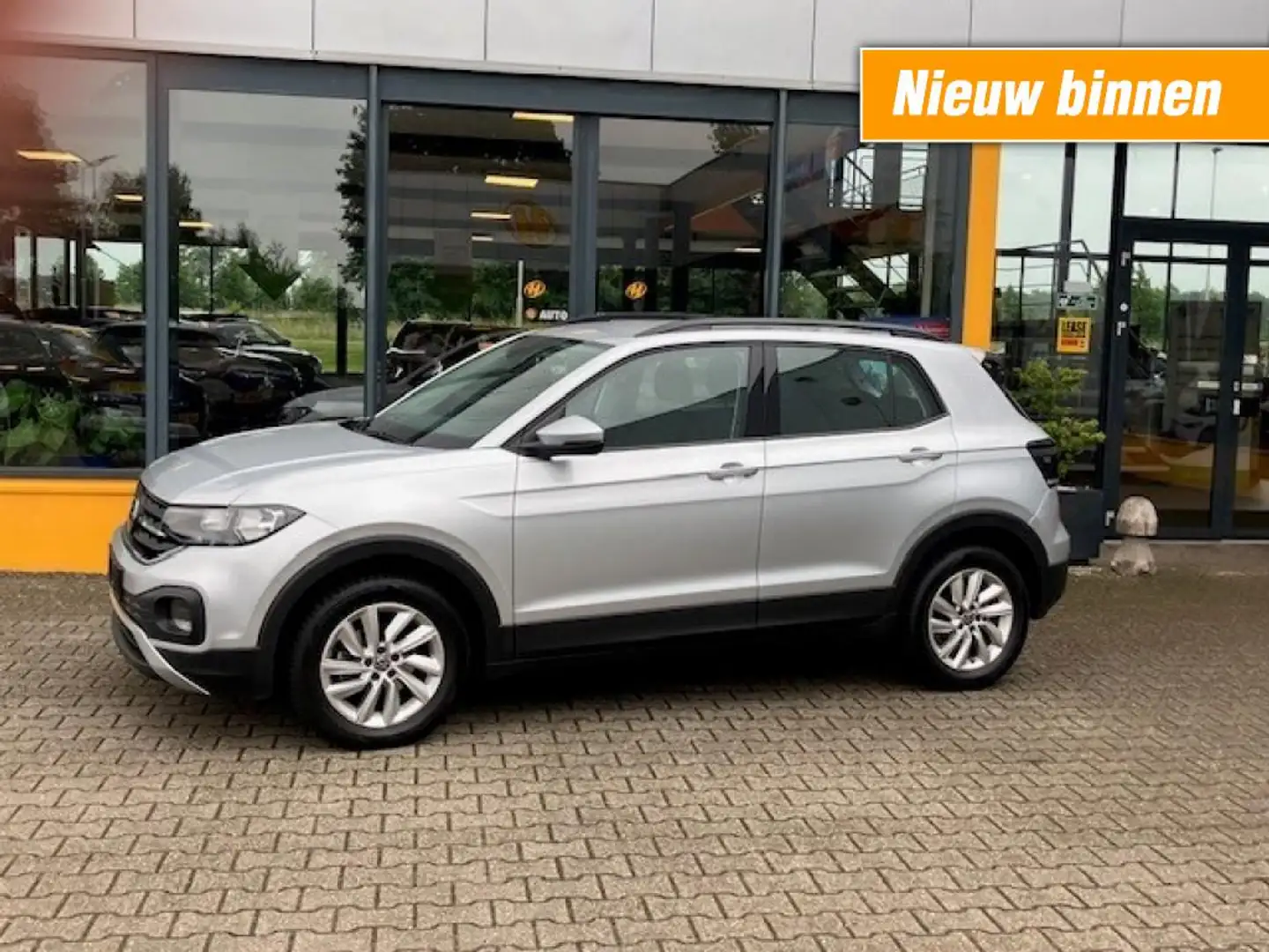 Volkswagen T-Cross 1.0 TSI Style Navi- climate control - stoelverwarm Zilver - 1