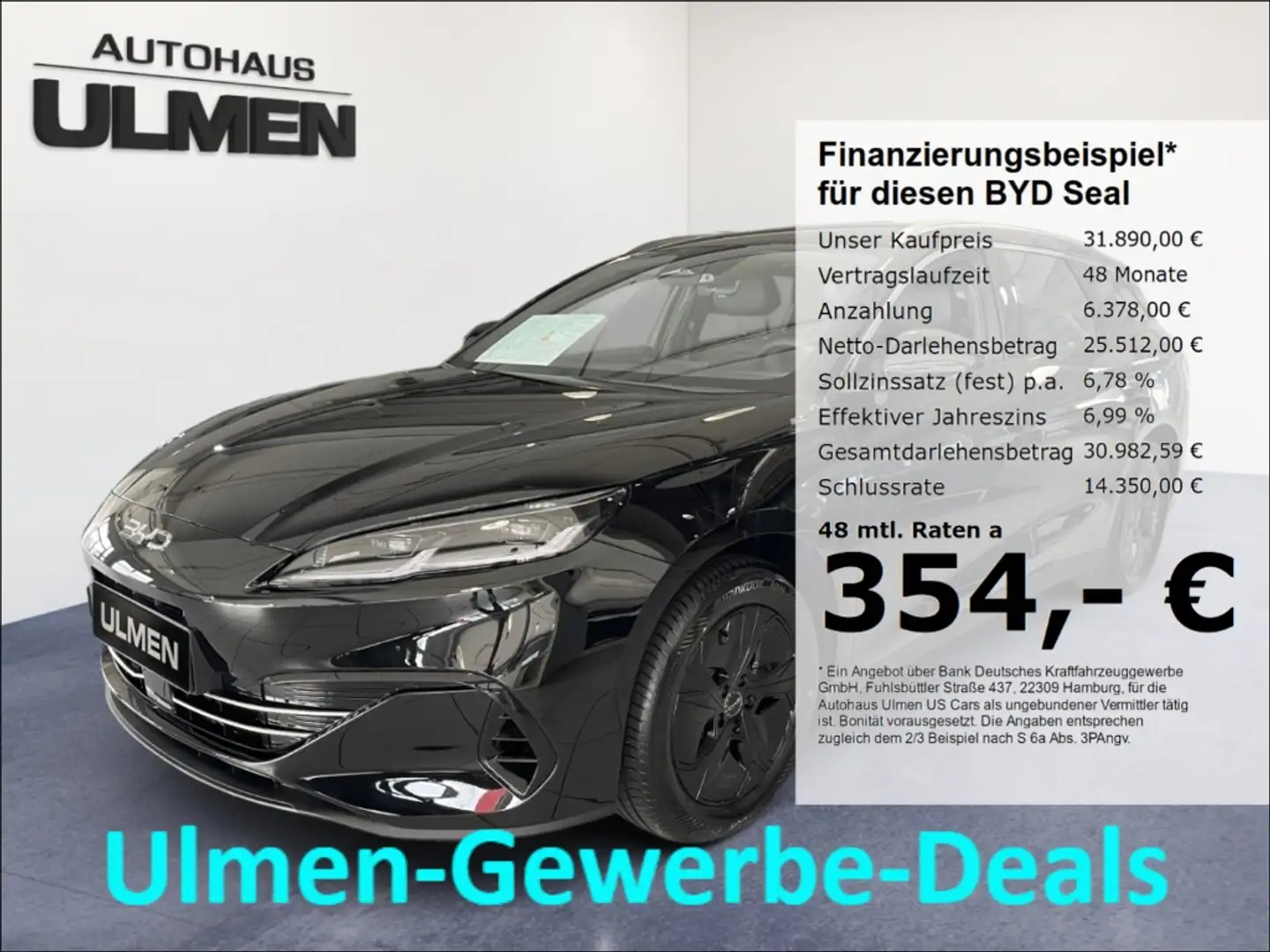 BYD Seal 6 DM-i 135KW Touring Boost Leder R-Cam V2L Schwarz - 1