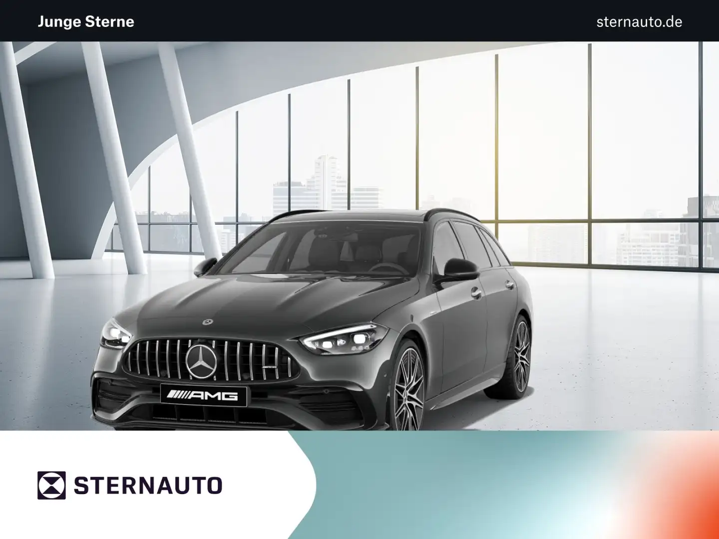 Mercedes-Benz C 43 AMG C 43 AMG 4M T Pano-Dach/Distronic/Kamera/Digital Grau - 1
