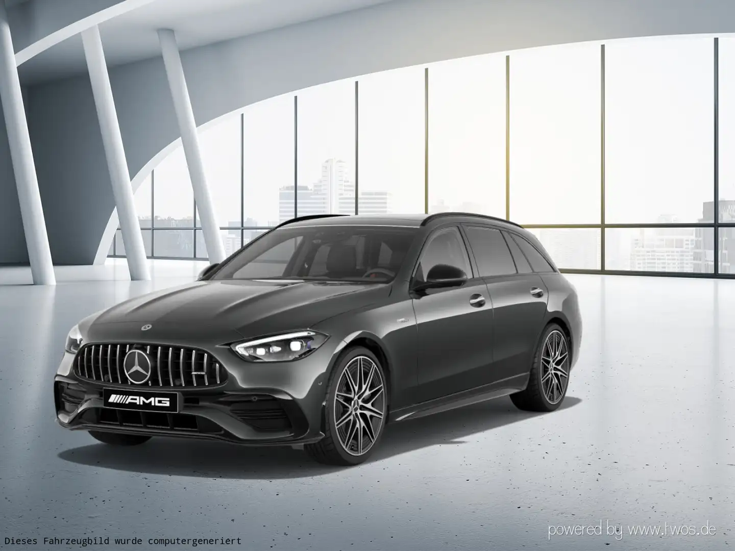 Mercedes-Benz C 43 AMG C 43 AMG 4M T Pano-Dach/Distronic/Kamera/Digital Grau - 2