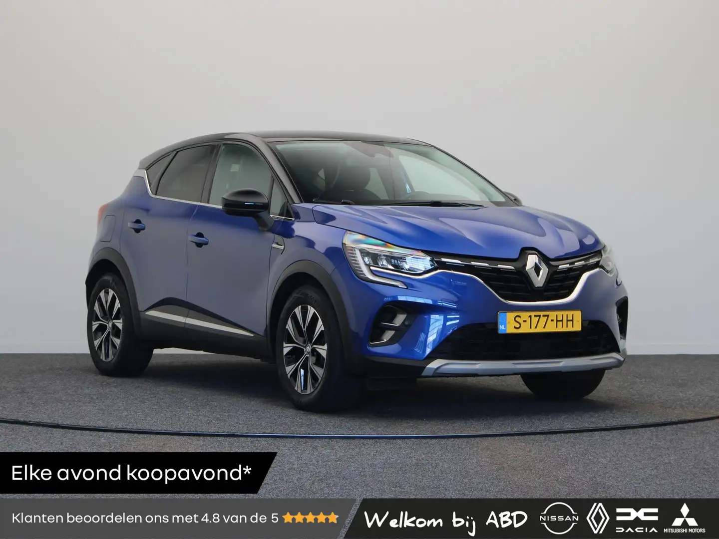Renault Captur 1.6 E-Tech plug-in hybrid 160 techno | Adaptive cr Blauw - 1