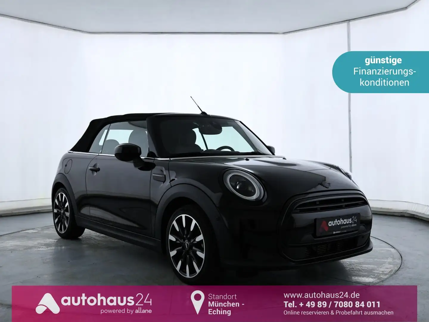 MINI Cooper Cabrio Cabrio Cooper Classic Trim|LED|Navi|PDC|Kamera Schwarz - 1
