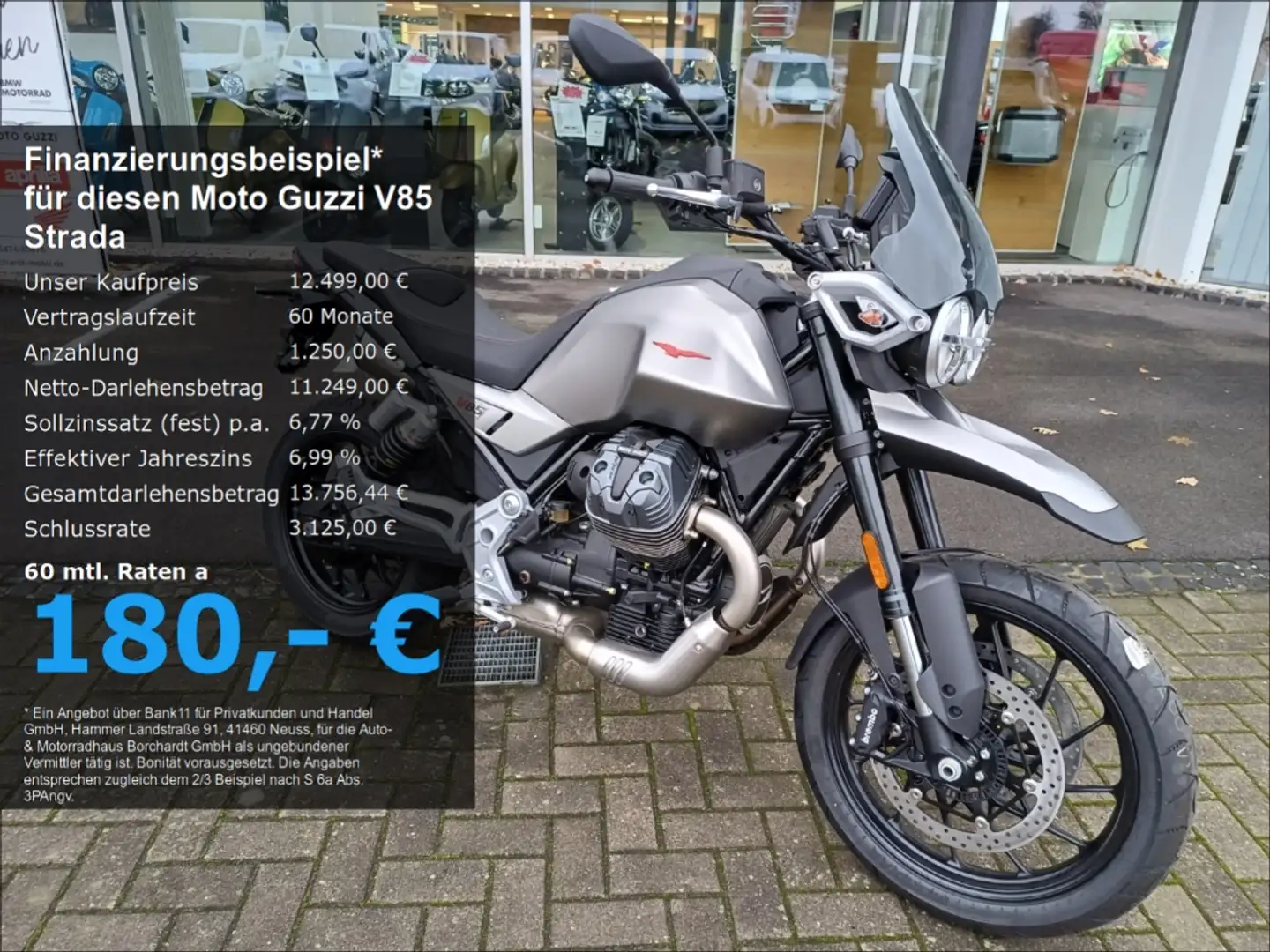 Moto Guzzi V 85 *E5+*80 PS*grau*LED*Tempomat*USB* Gris - 1