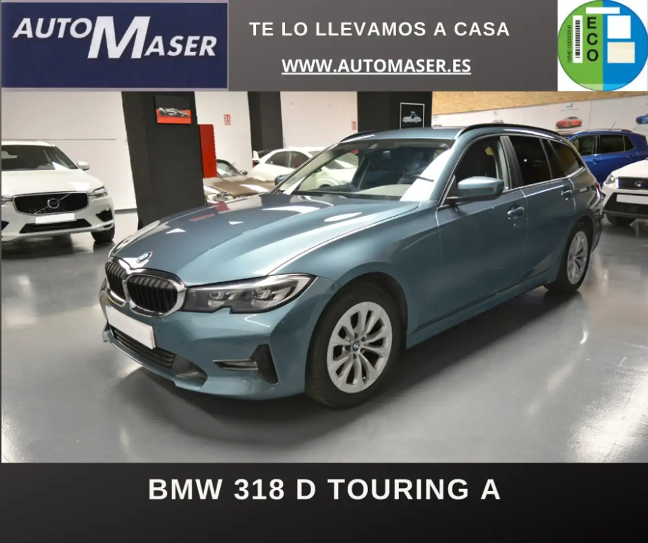 BMW 318 318dA Touring Blauw - 1