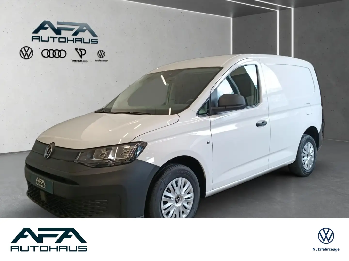 Volkswagen Caddy Cargo 2.0 TDI PDC*Vorb AHK*Klima Weiß - 1