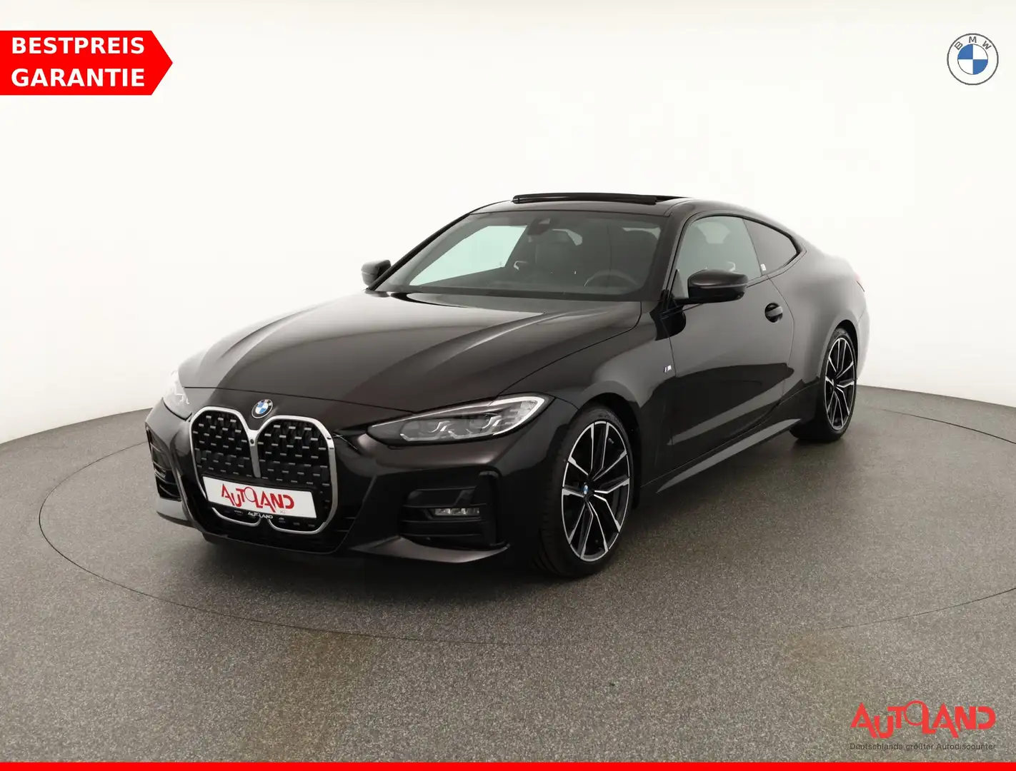 BMW 420 420i Coupe M-Sport Aut. LED Navi 360° Schwarz - 1