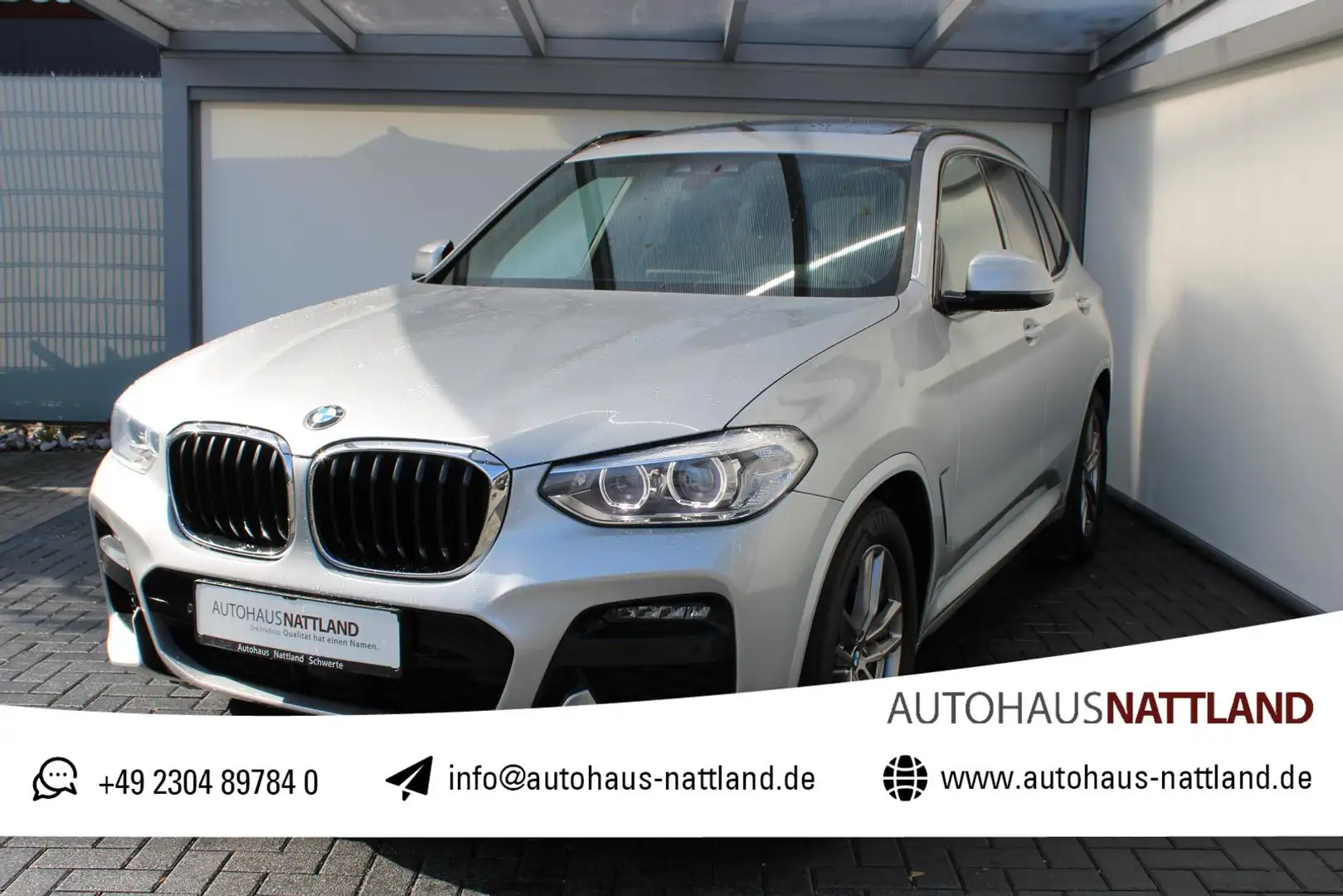 BMW X3 xDrive 30 d M Sport Pano HuD AHK Silber - 1