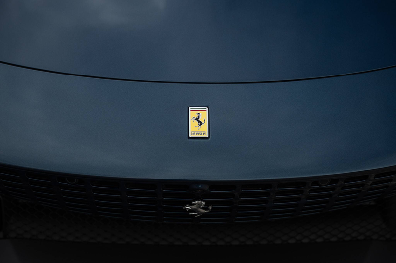 Ferrari Roma Blu Swaters | Brown interior | 1 Owner — photo 14