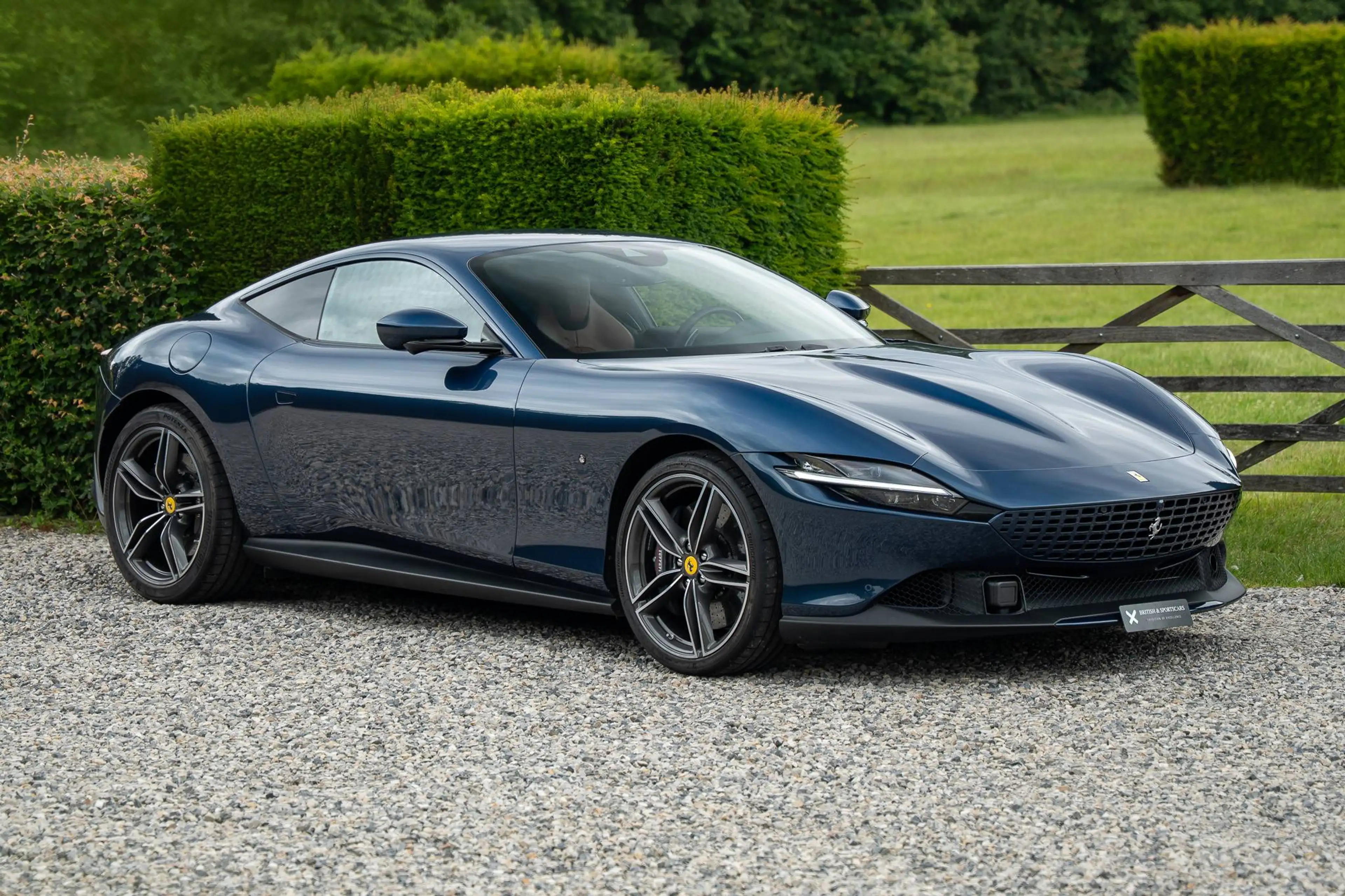 Ferrari Roma Blu Swaters | Brown interior | 1 Owner