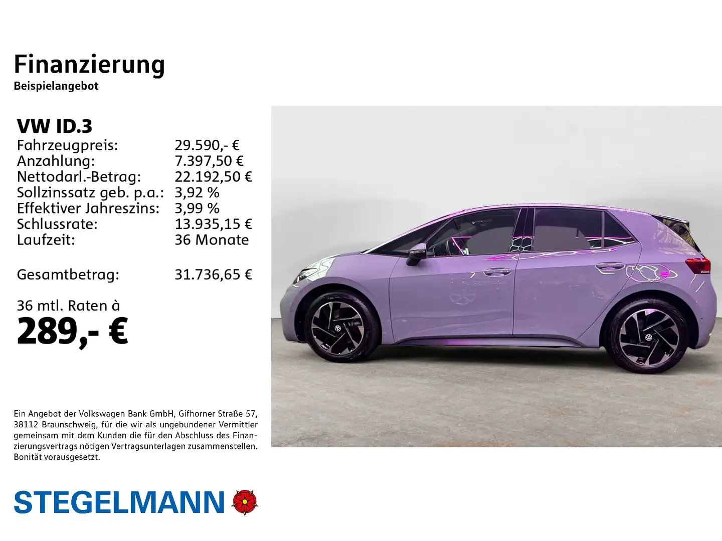 Volkswagen ID.3 Pro 150kW/58kWh *LED*Navi*Kamera*Sitzheizun Grau - 2