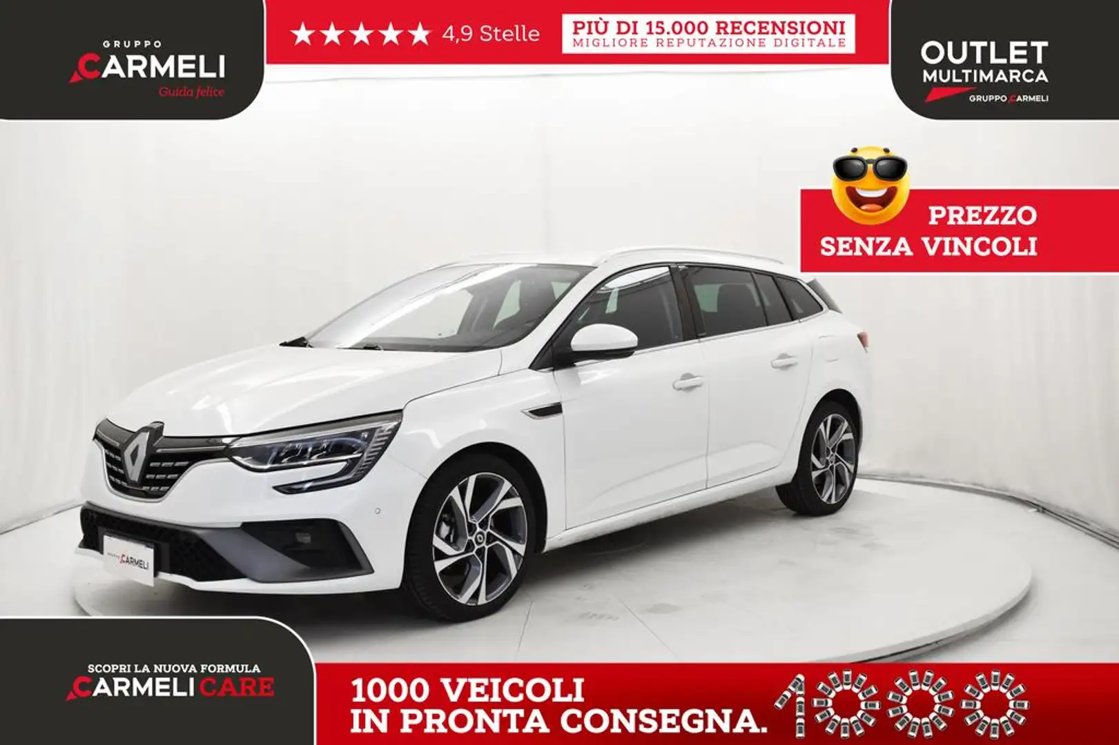 Renault Megane Sporter 1.6 plug-in hybrid R.S. Line E-Tech 160cv Bianco - 1
