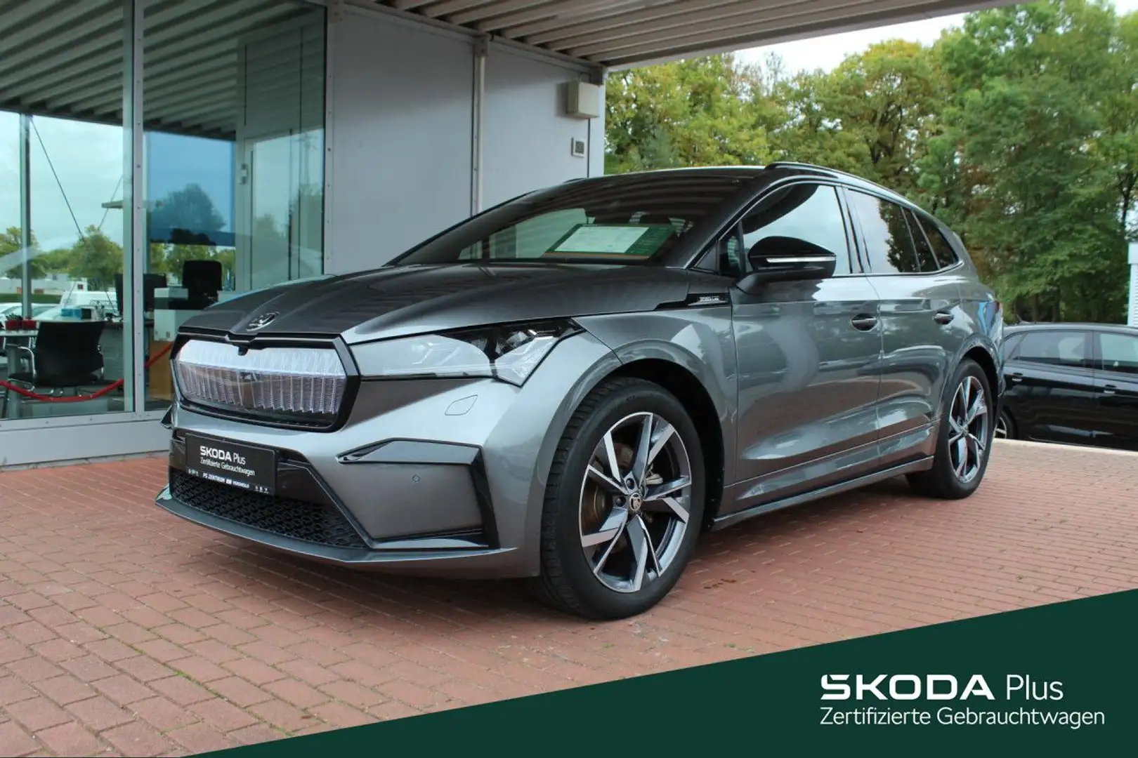Skoda Enyaq iV 60 Sportline AHK CANTON WÄRMEp Bluetooth Grau - 1