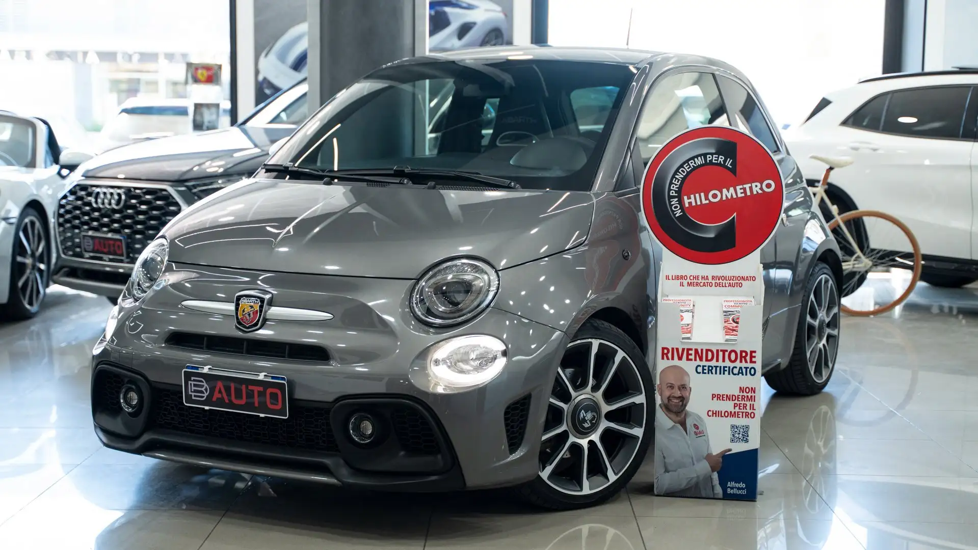 Abarth 595 Turismo 1.4 T JET 165 CV XENO PELLE NAVI FULL OPTIONAL Grigio - 1