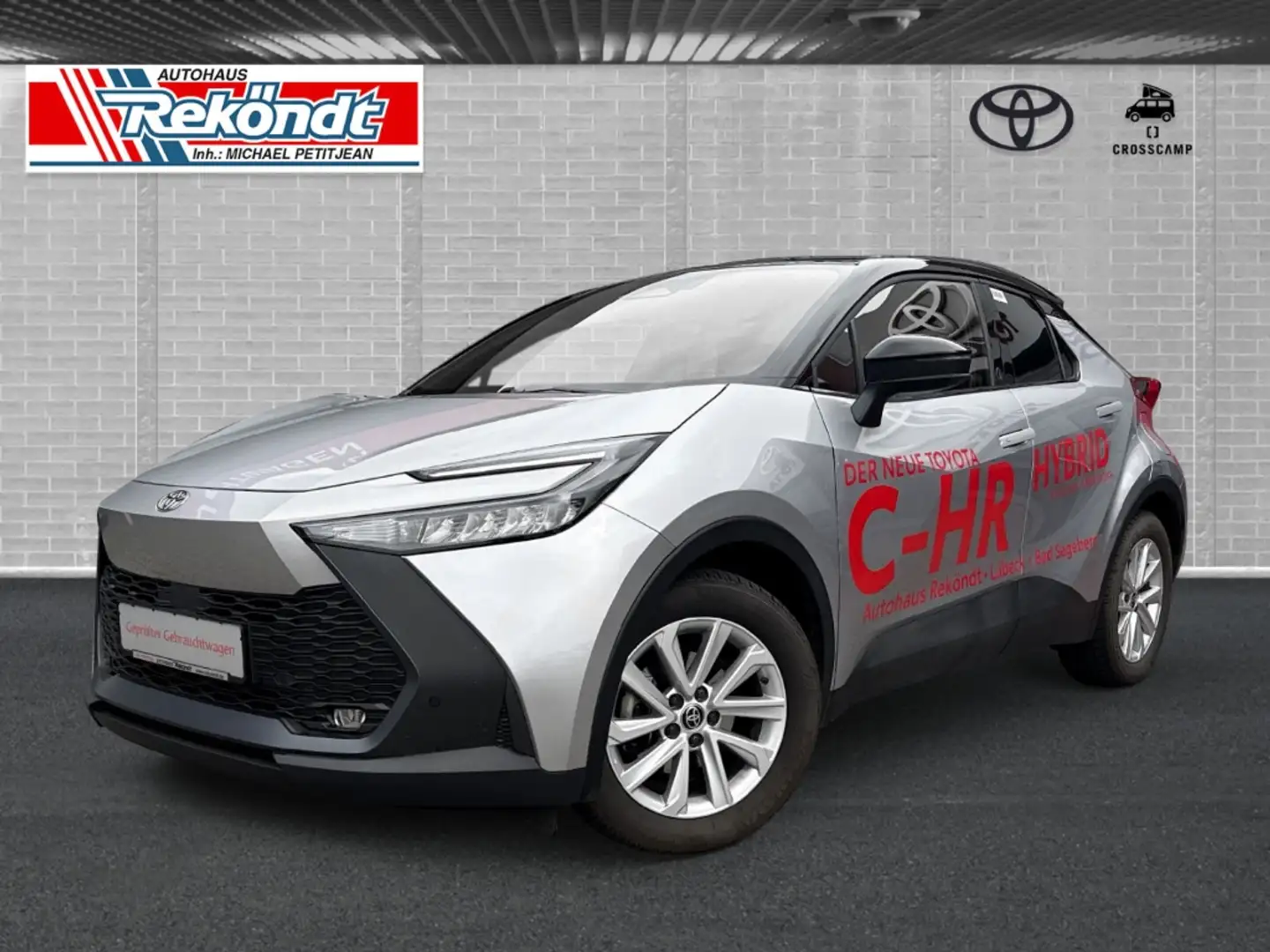 Toyota C-HR Hybrid Team D 1.8 EU6d-T SHZ Klima LED Kamera Серебристый - 1