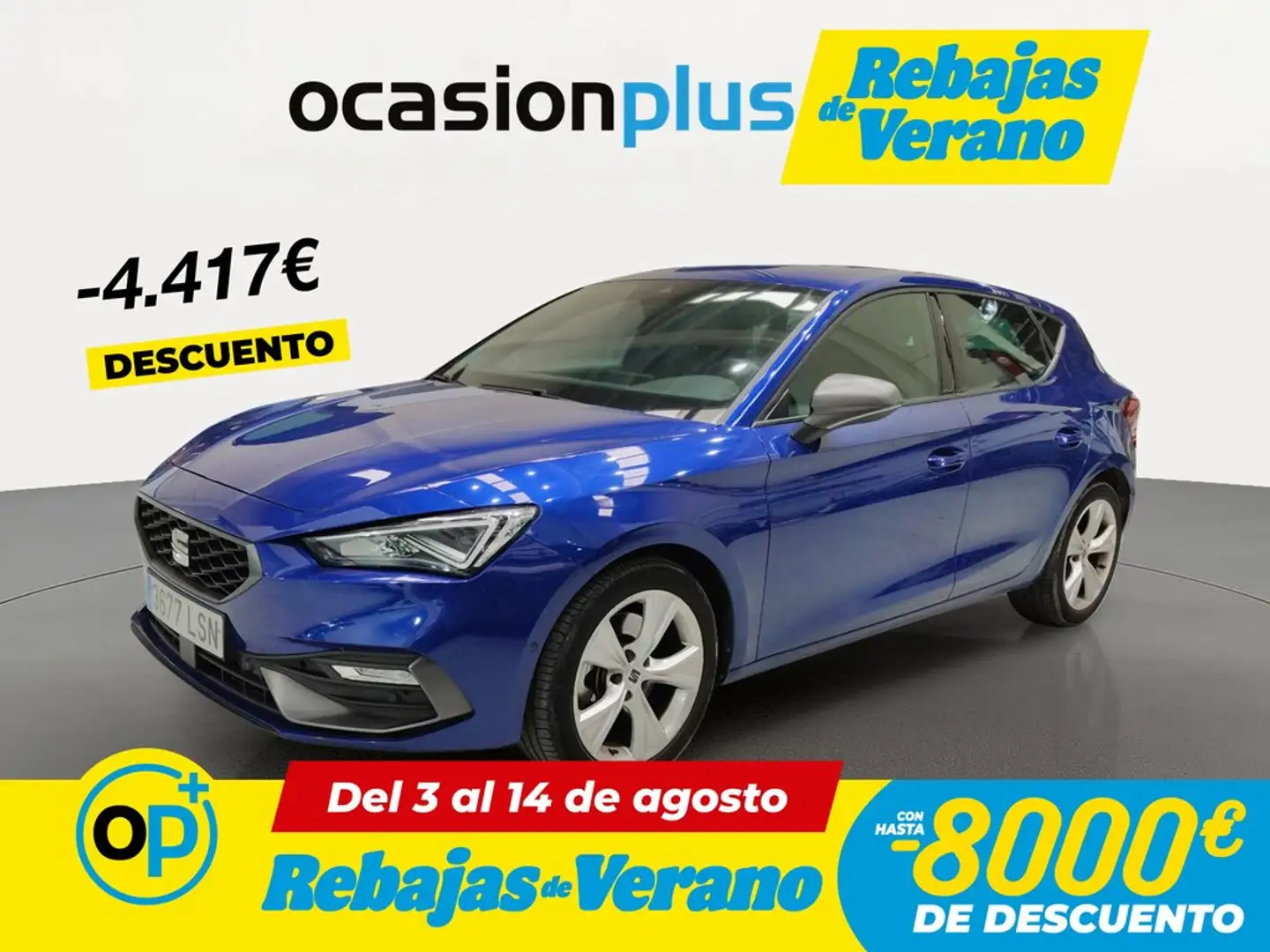 SEAT Leon 1.5 eTSI S&S FR DSG-7 150 Azul - 1
