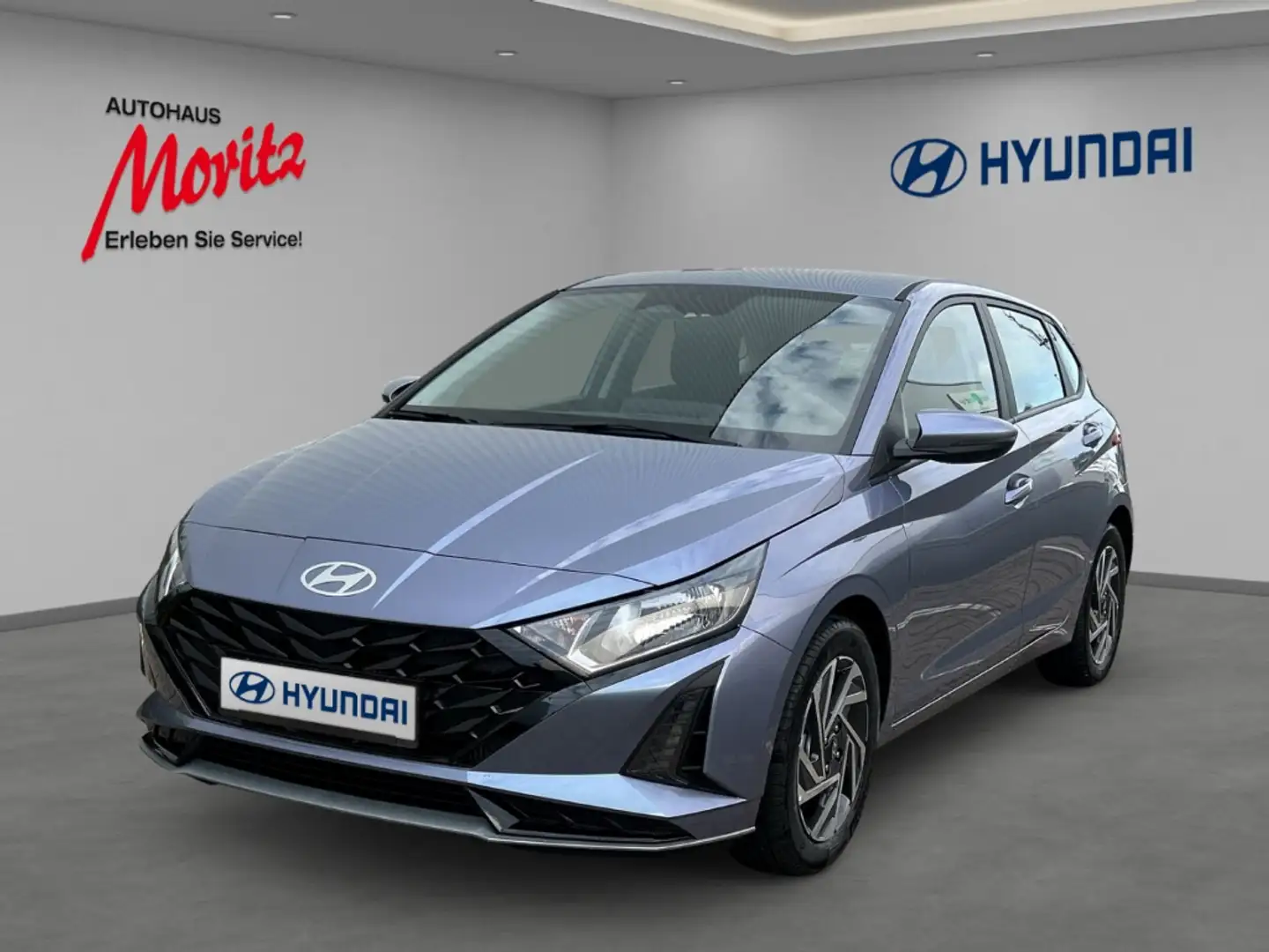 Hyundai i20 1.0 T-GDI Trend Smart Key Klimaautomatik Regensens Blau - 1