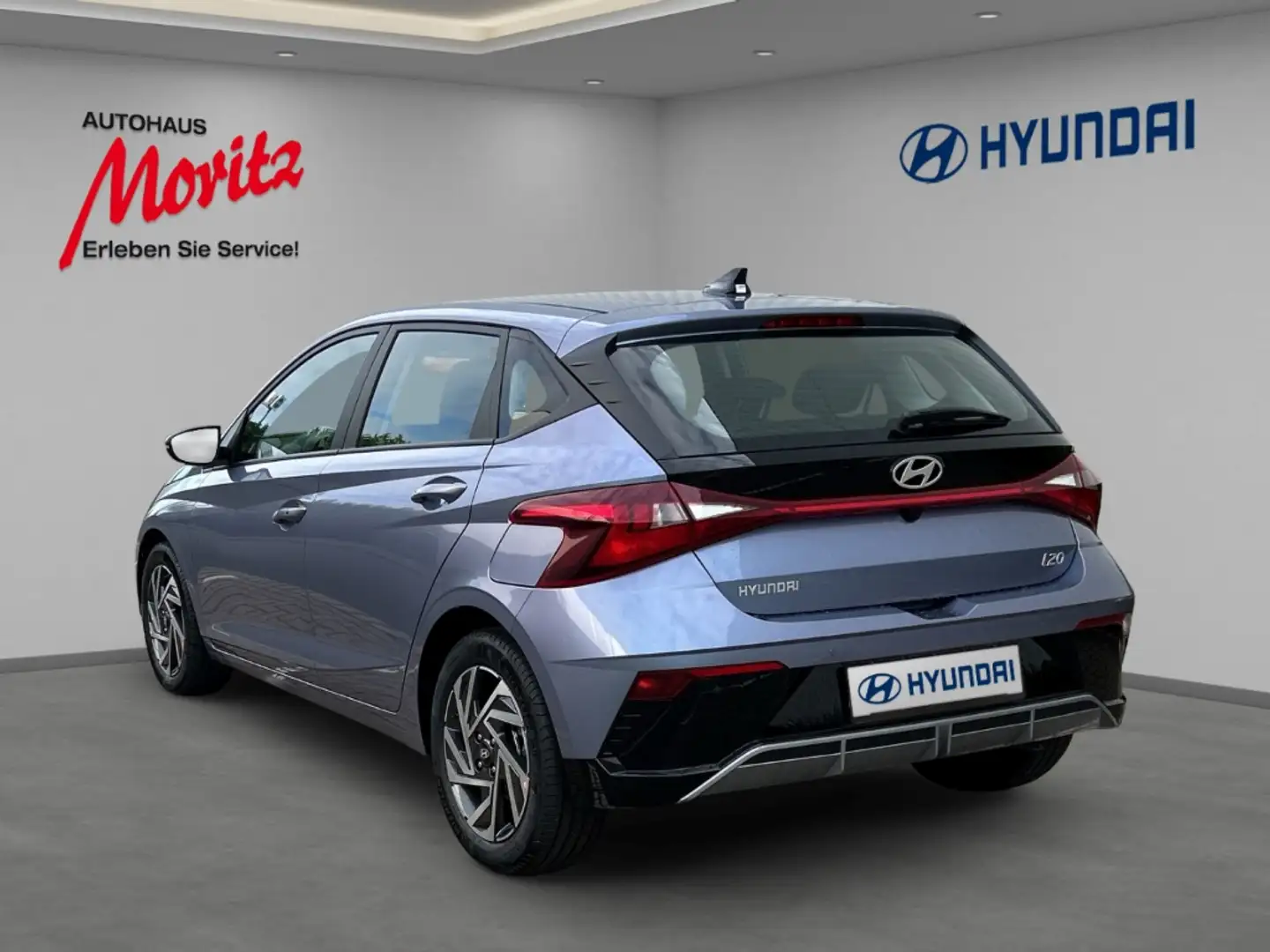 Hyundai i20 1.0 T-GDI Trend Smart Key Klimaautomatik Regensens Blau - 2