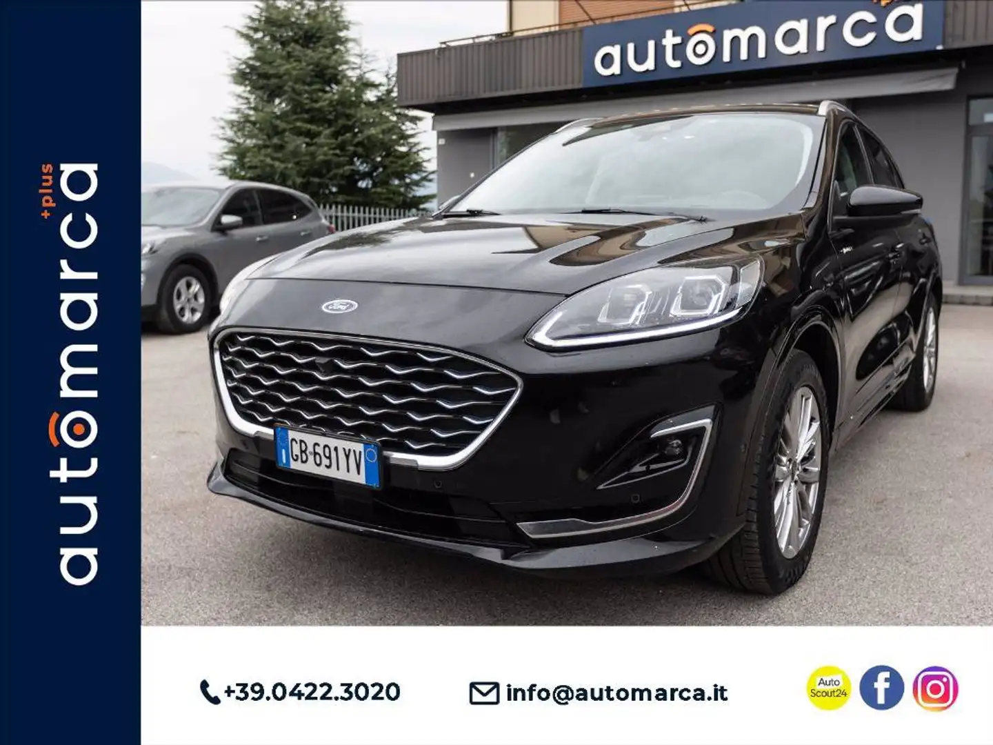 Ford Kuga 2.0 ecoblue Vignale awd 190cv auto Nero - 1