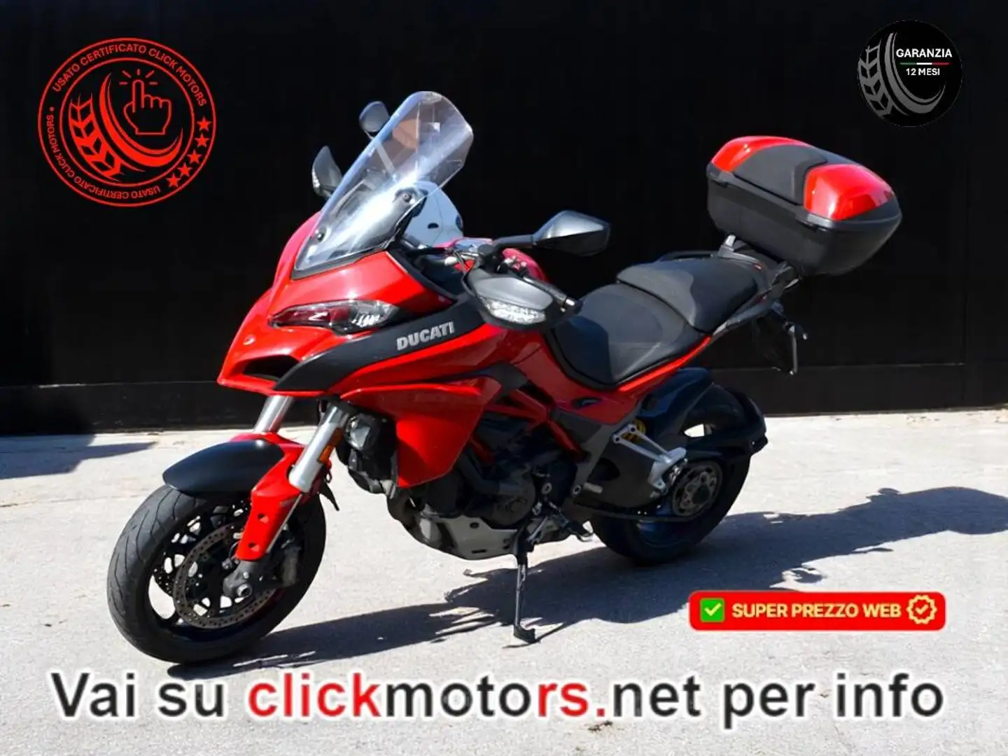 Ducati Multistrada 1200 Ducati Multistrada 1200 S Red my15 Rosso - 1