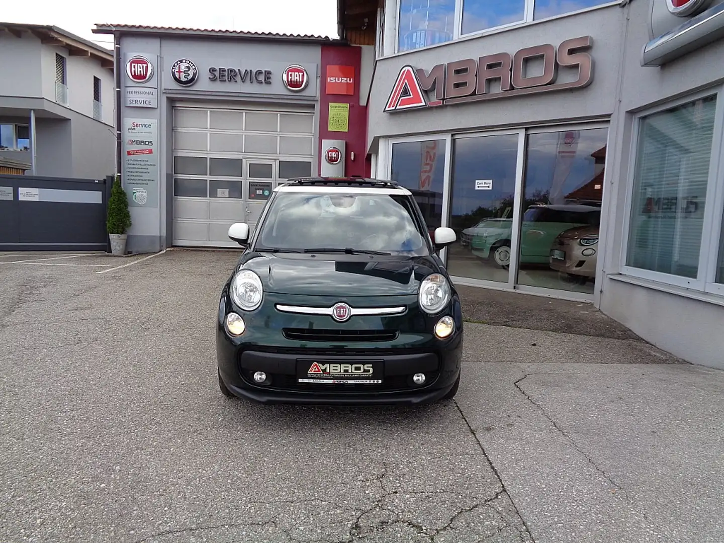 Fiat 500L Living 1,6 Multijet II 105 Lounge AHK, Schiebed... Grün - 2