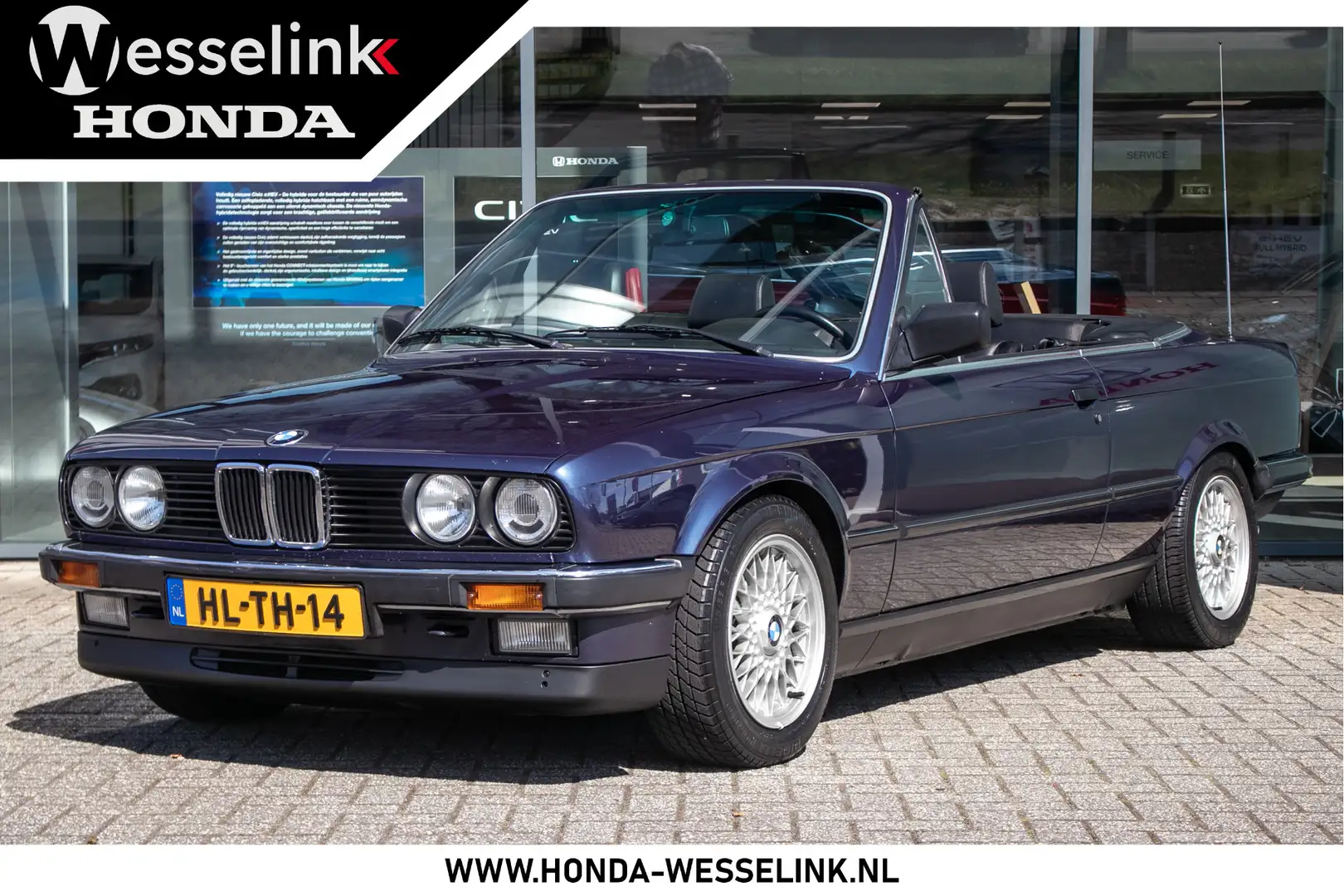 BMW 325 3-serie Cabrio 325i -All in rijklaarprijs | Ledere Blauw - 1