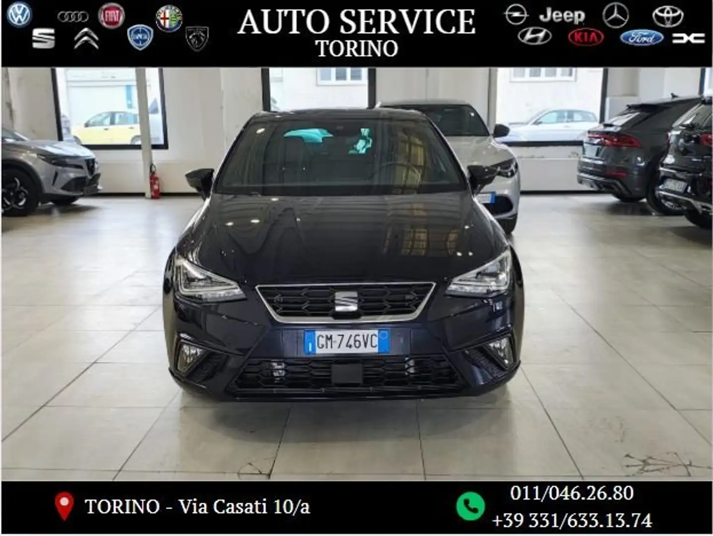 SEAT Ibiza Ibiza V 2017 1.0 ecotsi FR 95cv Noir - 1