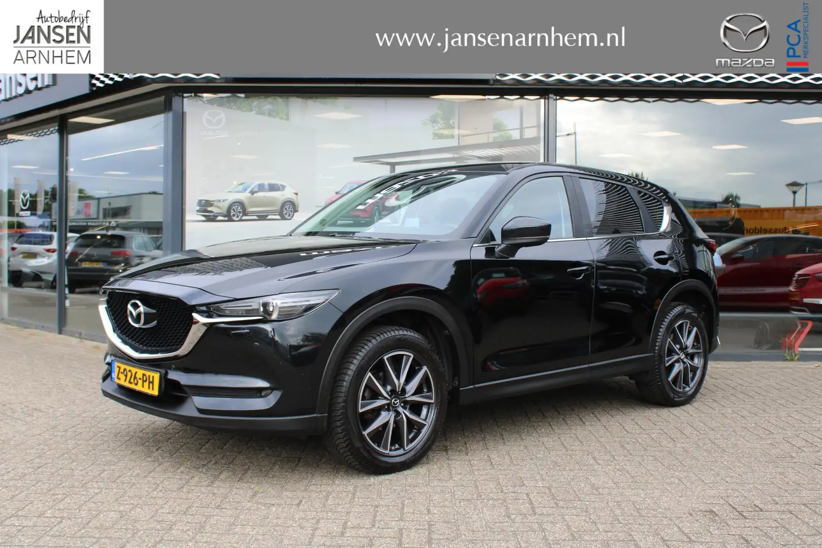 Mazda CX-5 2.0 SkyActiv-G 165 TS+ , Trekhaak, Navi, Cruise, C Zwart - 1