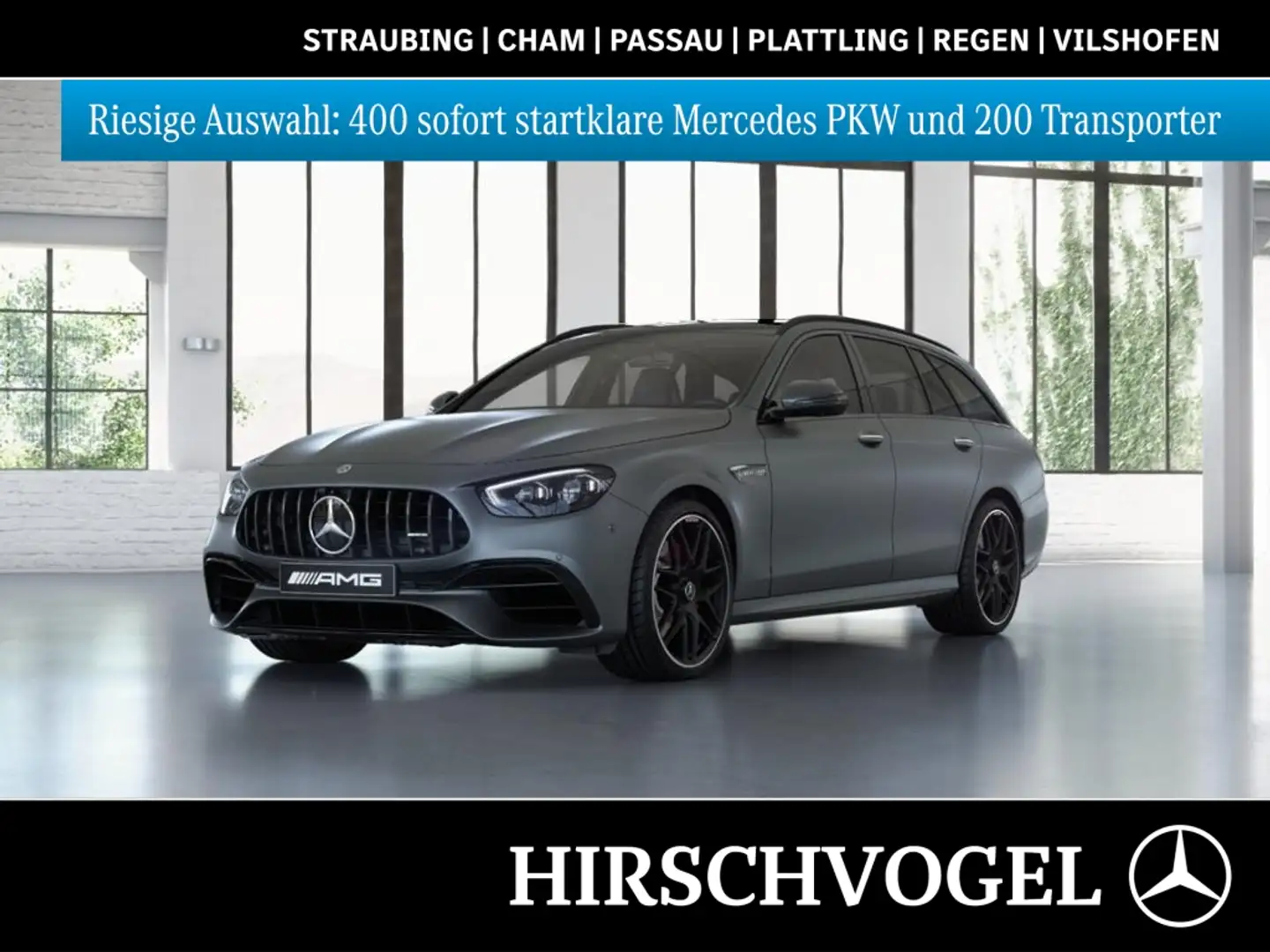 Mercedes-Benz E 63 AMG S 4M+ Night+Drivers-P.+Pano+DISTRON+HUP Grau - 1