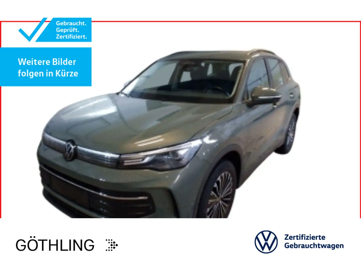 Volkswagen Tiguan Life 2.0 TDI DSG*NAVI*AHK*KAM*ASG*18Zoll* Grün - 1