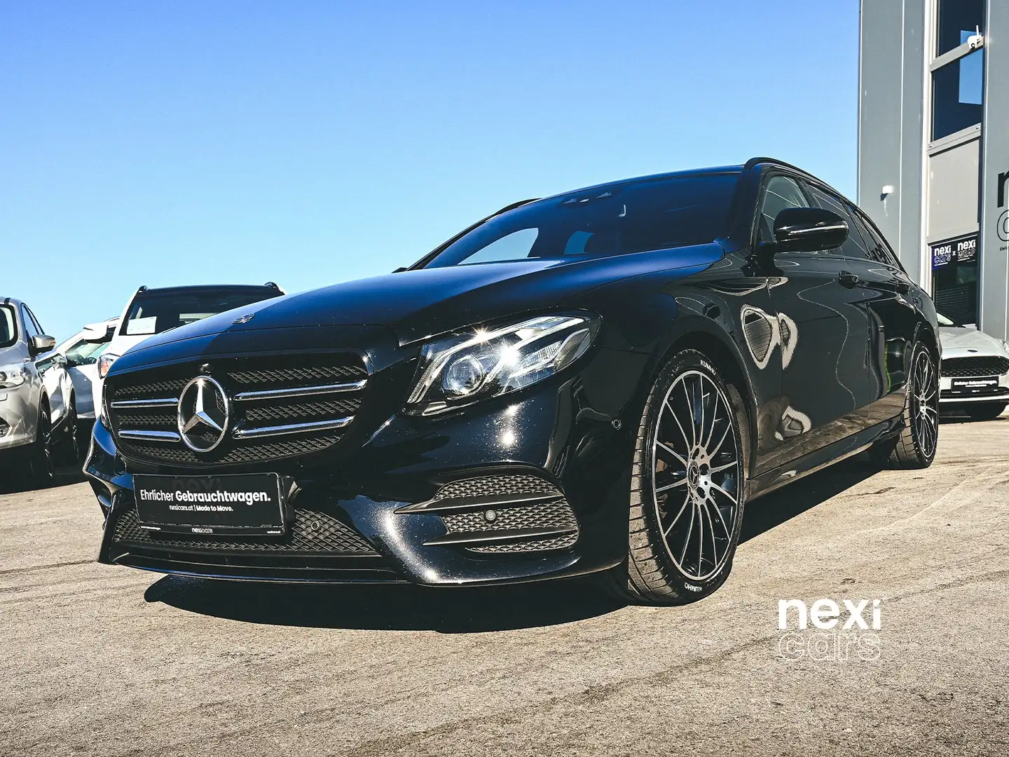Mercedes-Benz E 220 220 d 4MATIC T AMG Line|Pano|Burmester|LED|AHK Schwarz - 1