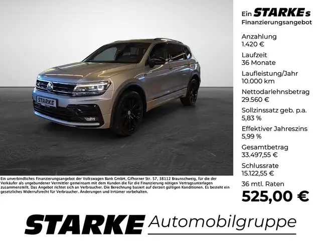 Volkswagen Tiguan Allspace 2.0 TDI DSG 4MOTION R Line LED AHK 7 Sitzer Sta...