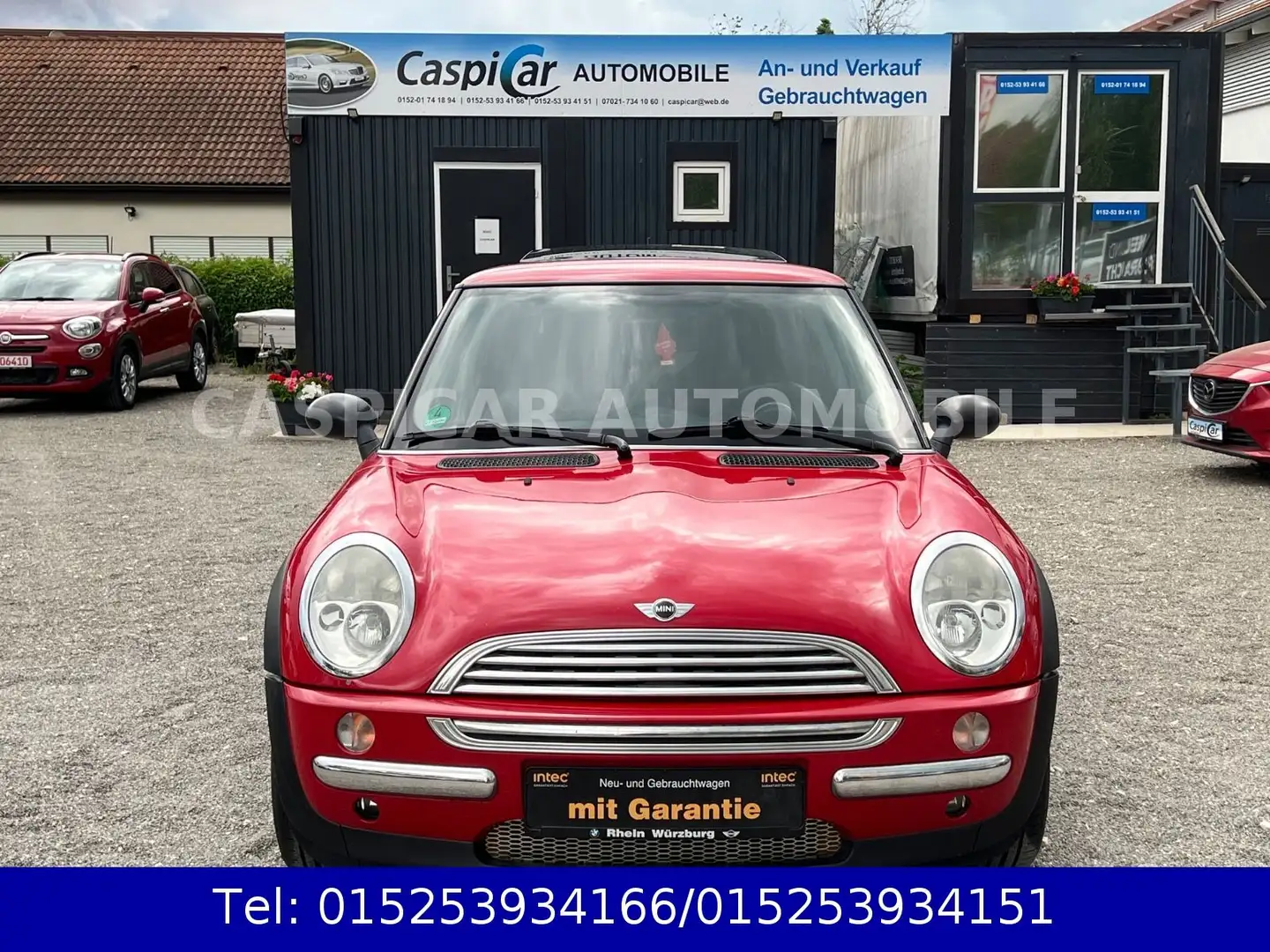 MINI One KLIMA,SHZ,PANORAMADACH,8 FACH BEREIFT-ALU,LMF-15 Rood - 2