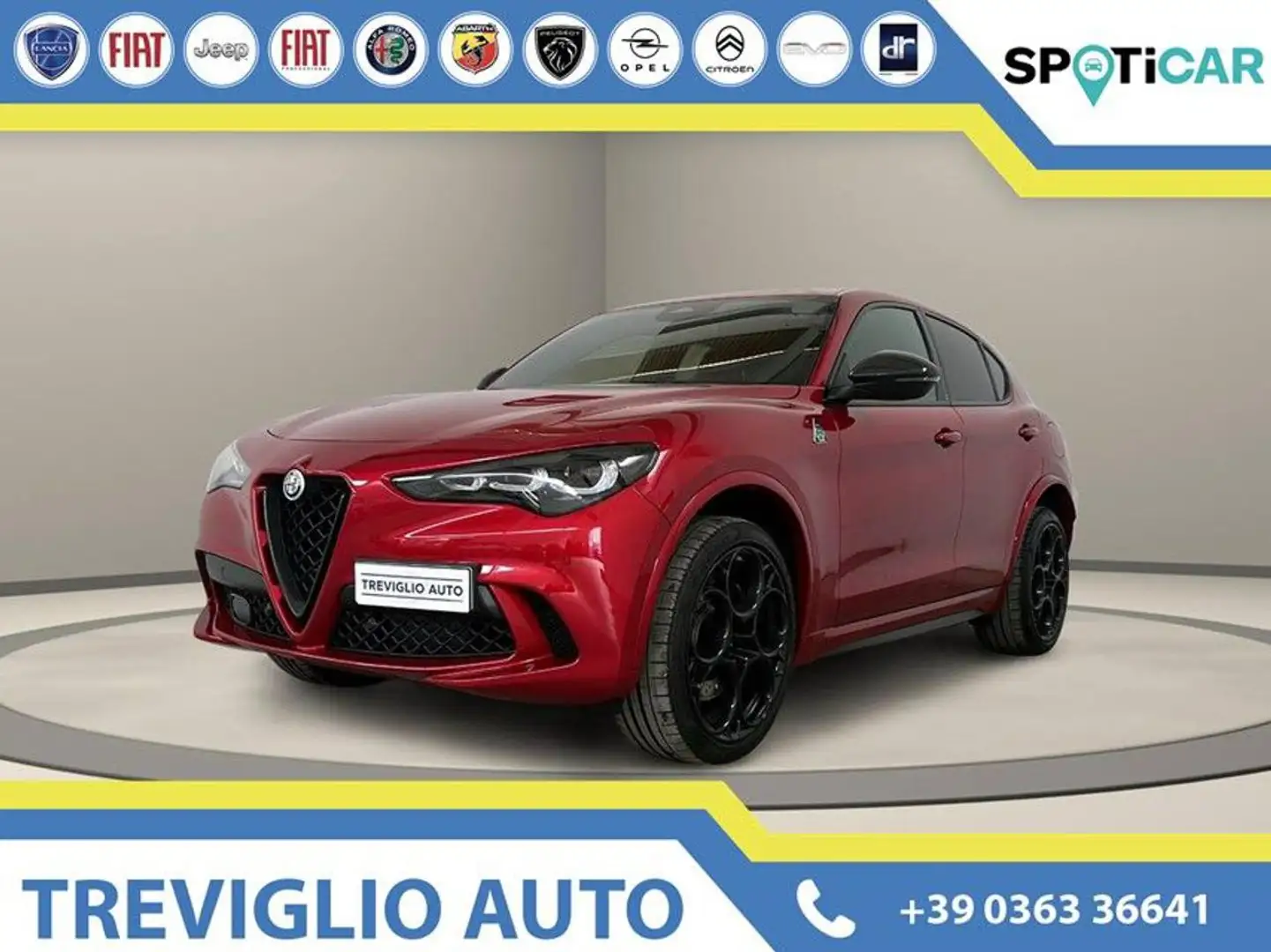 Alfa Romeo Stelvio 2.9 Bi-Turbo V6 Quadrifoglio Super Sport 1 OF 175 Rosso - 1