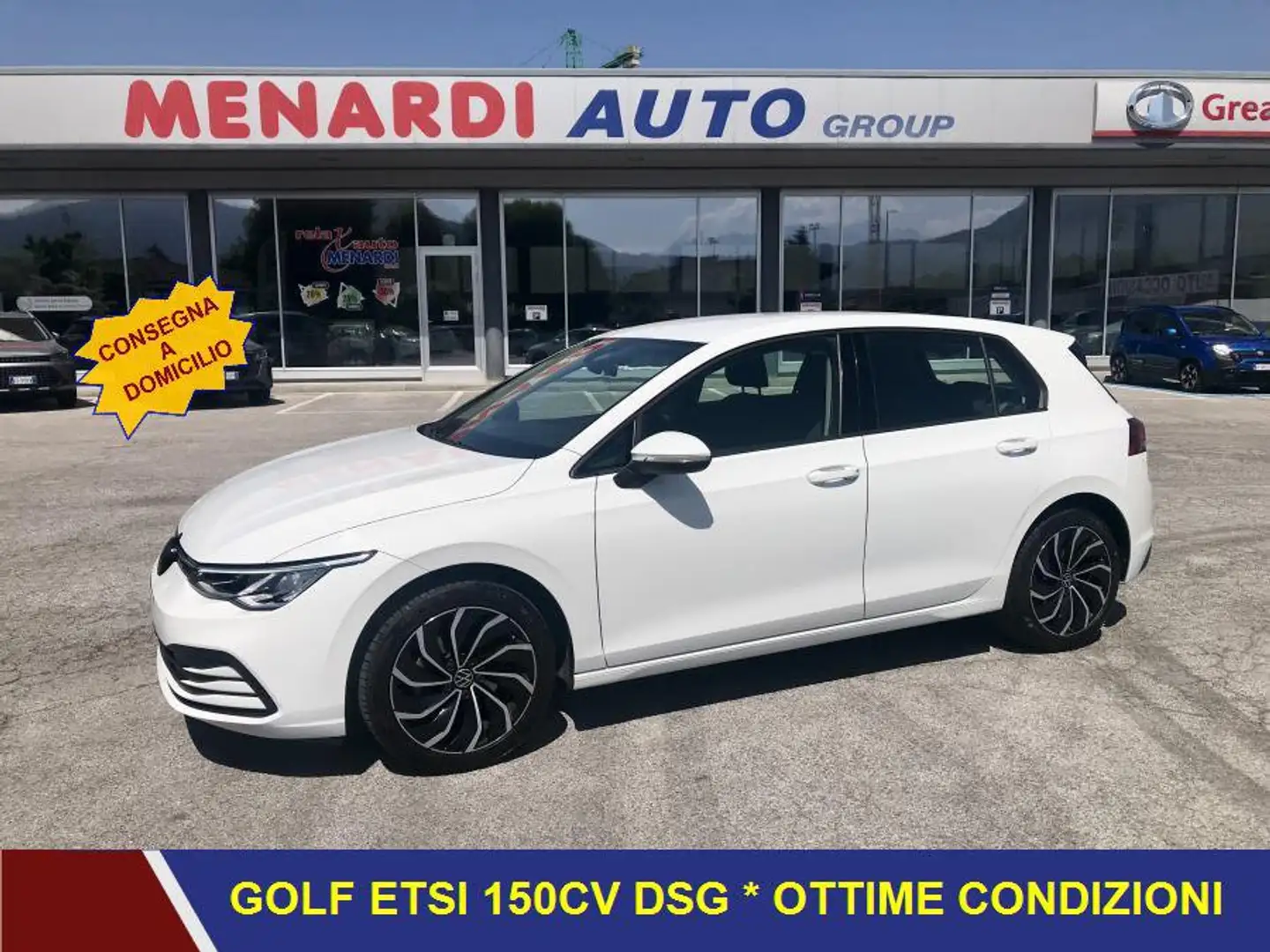 Volkswagen Golf 1.5 eTSI 150cv EVO ACT DSG Life HYBRID Bianco - 1