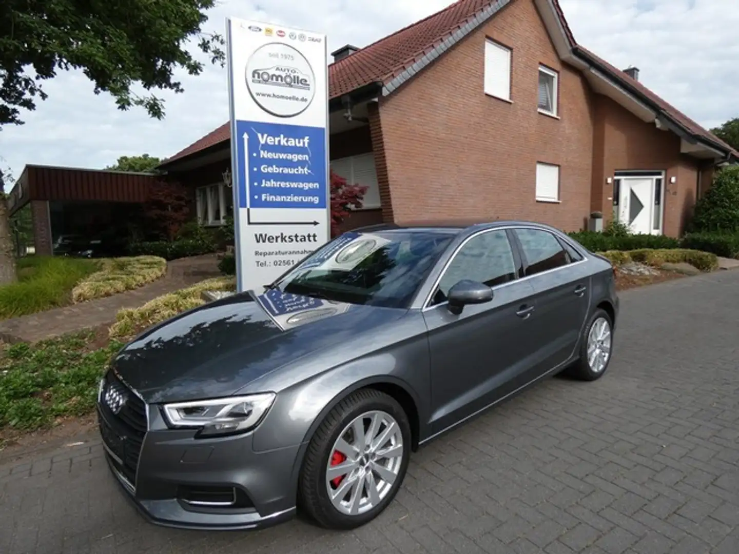Audi A3 Lim. 30 TDI "Design" LED AHK PDC NAVI ALU GRA Gris - 1