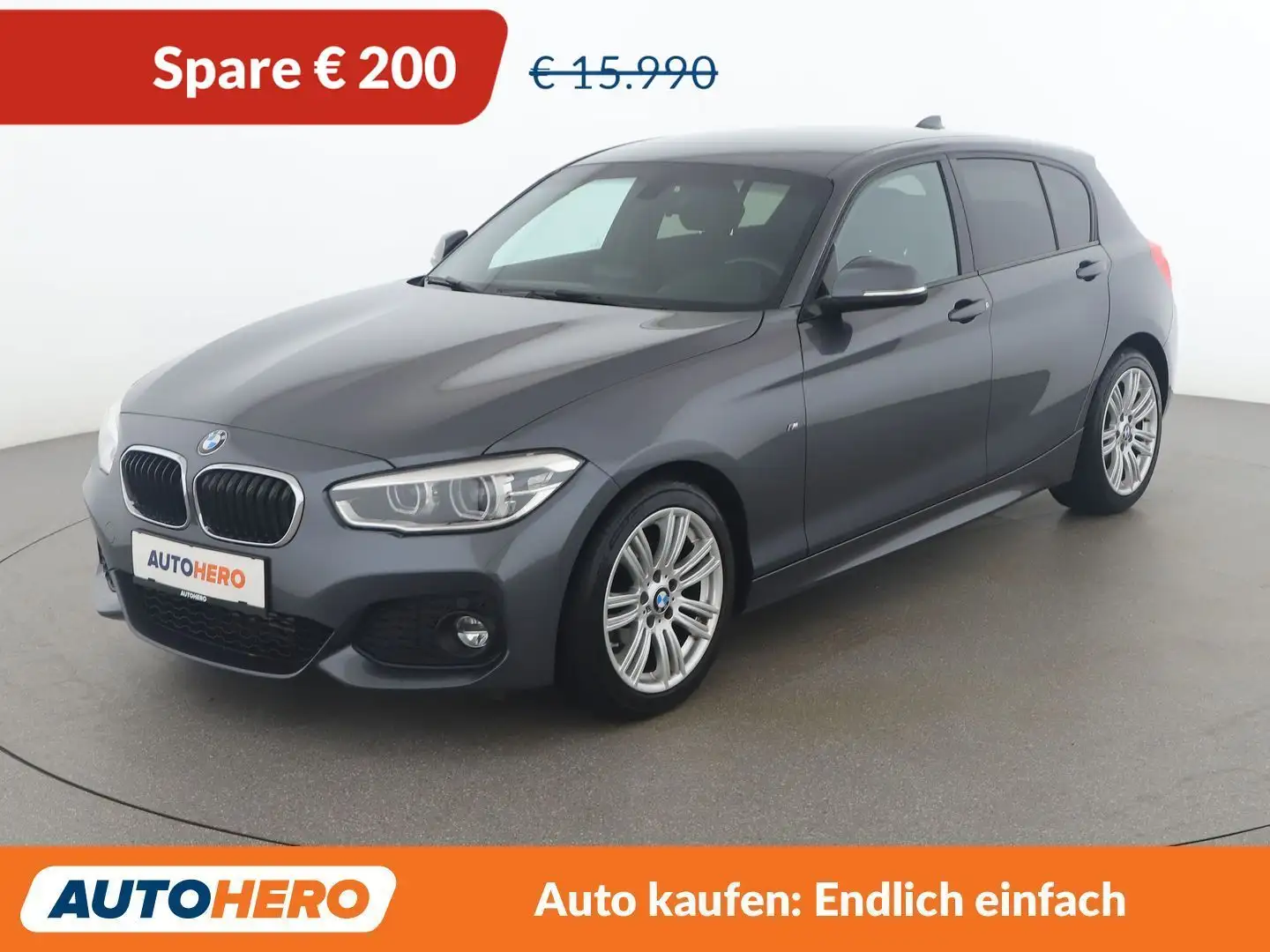 BMW 118 118d M Sport Grau - 1